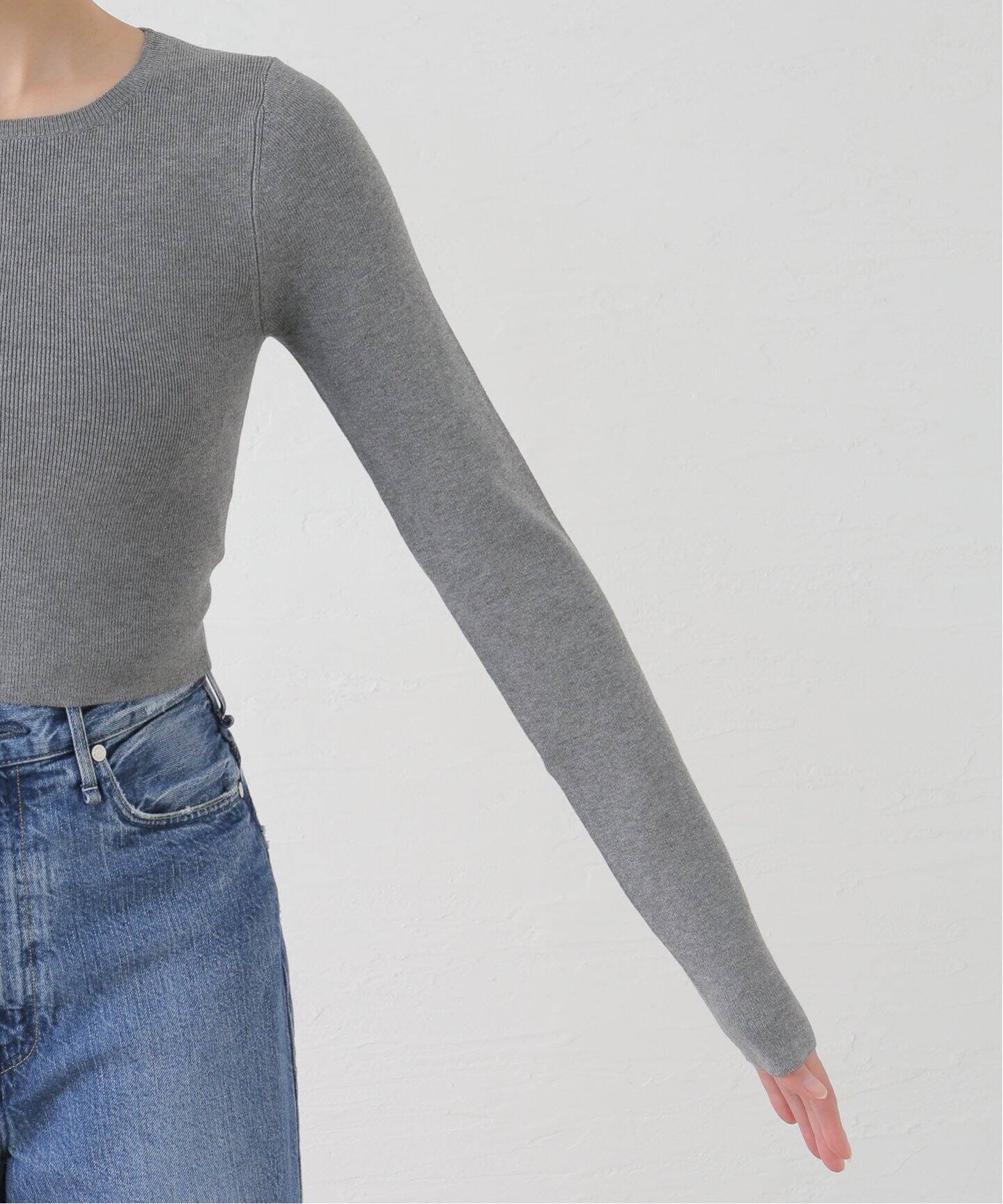 TODAYFUL / トゥデイフル Cropped Smooth Knit（ニット／セーター 