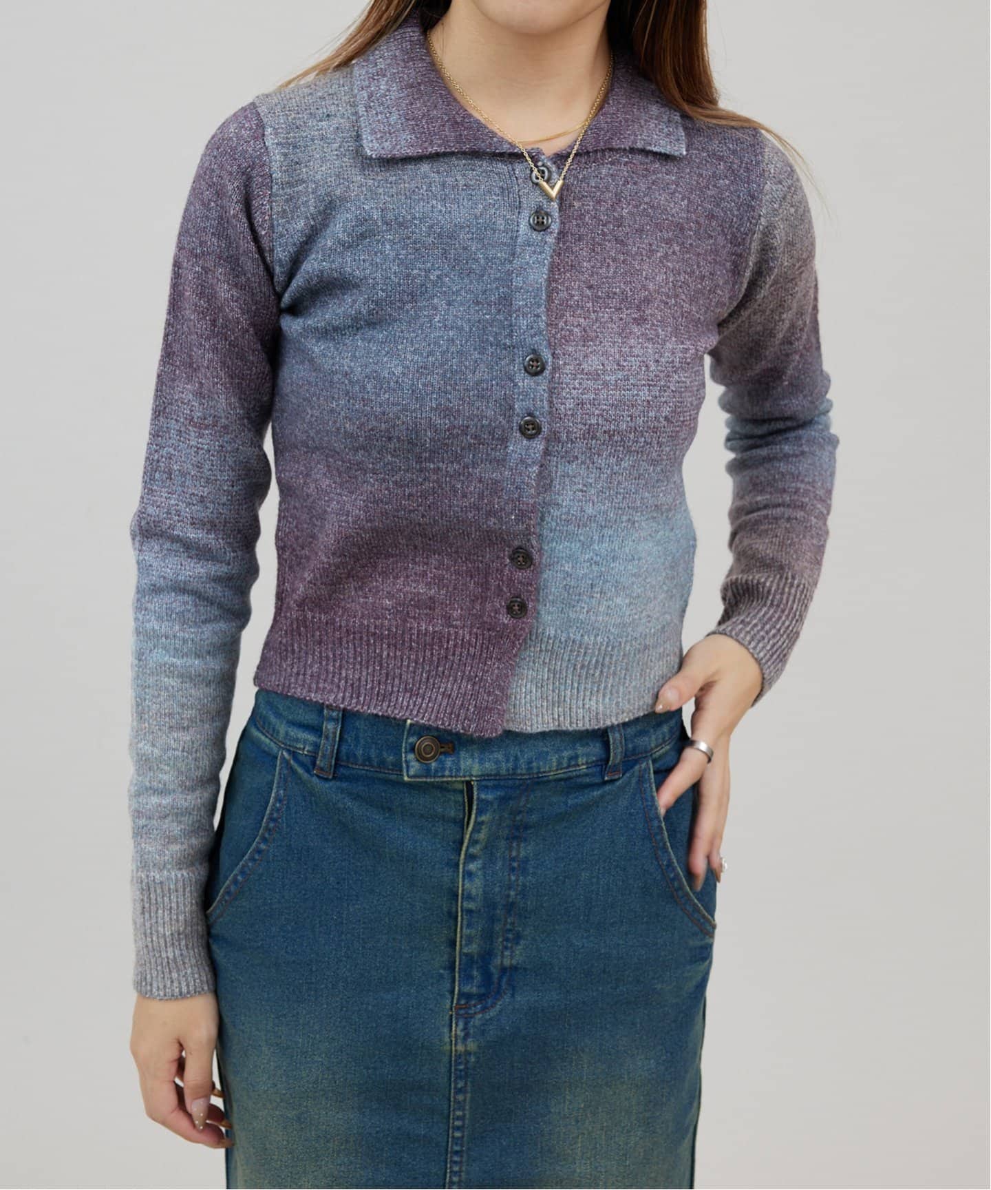 TODAYFUL / トゥデイフル Gradation Knit Shirts（ニット／セーター