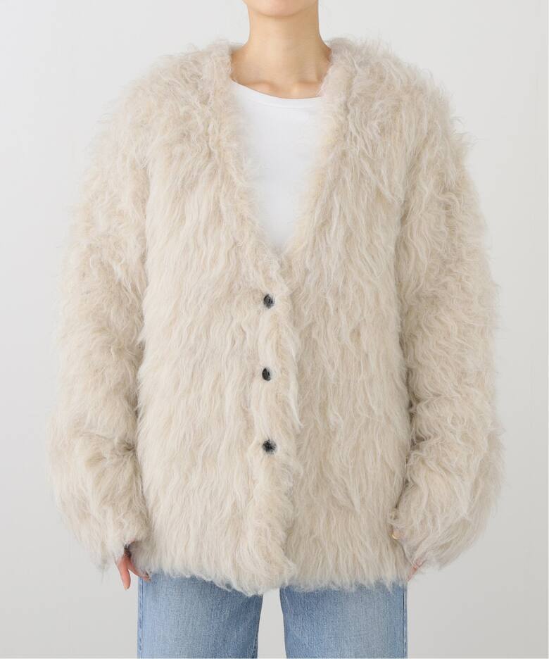 todayful トゥデイフル Brashed Mix Cardigan 