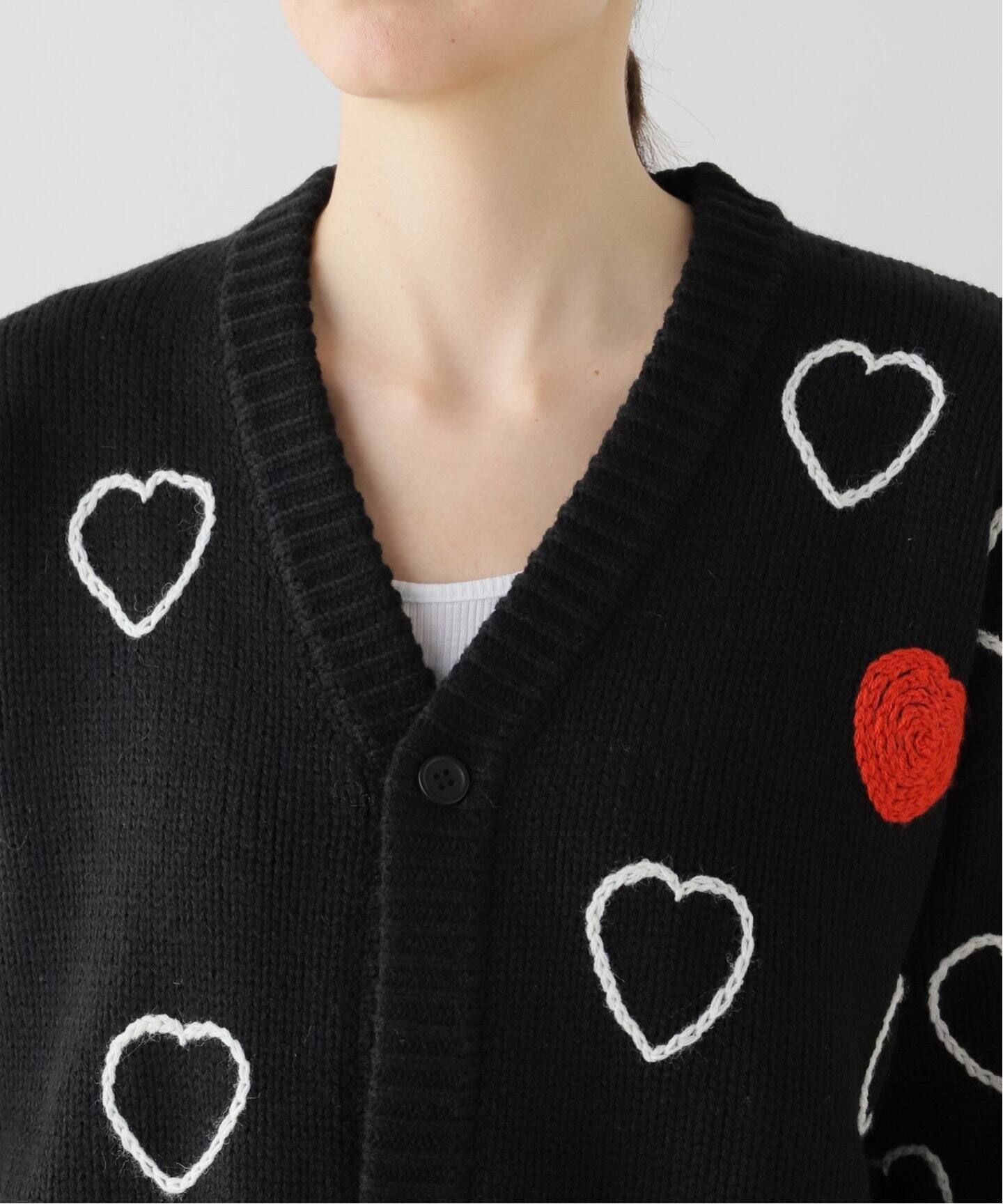 ChahChah /チャーチャー HAPPY HEARTFULL CARDIGAN（ニット／セーター 