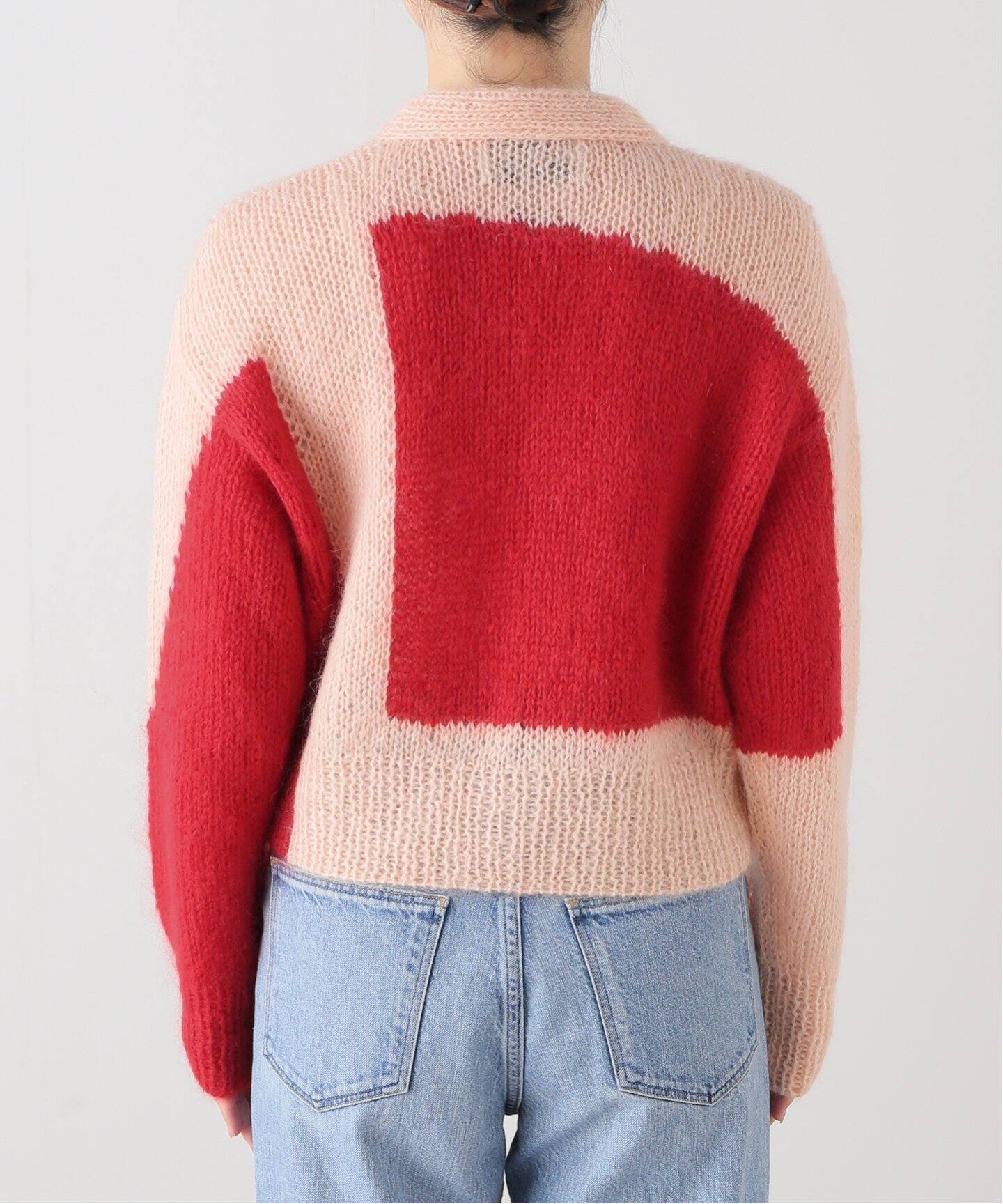 NOMA t.d. / ノーマティーディー ハンドニットモヘア混カーディガン 