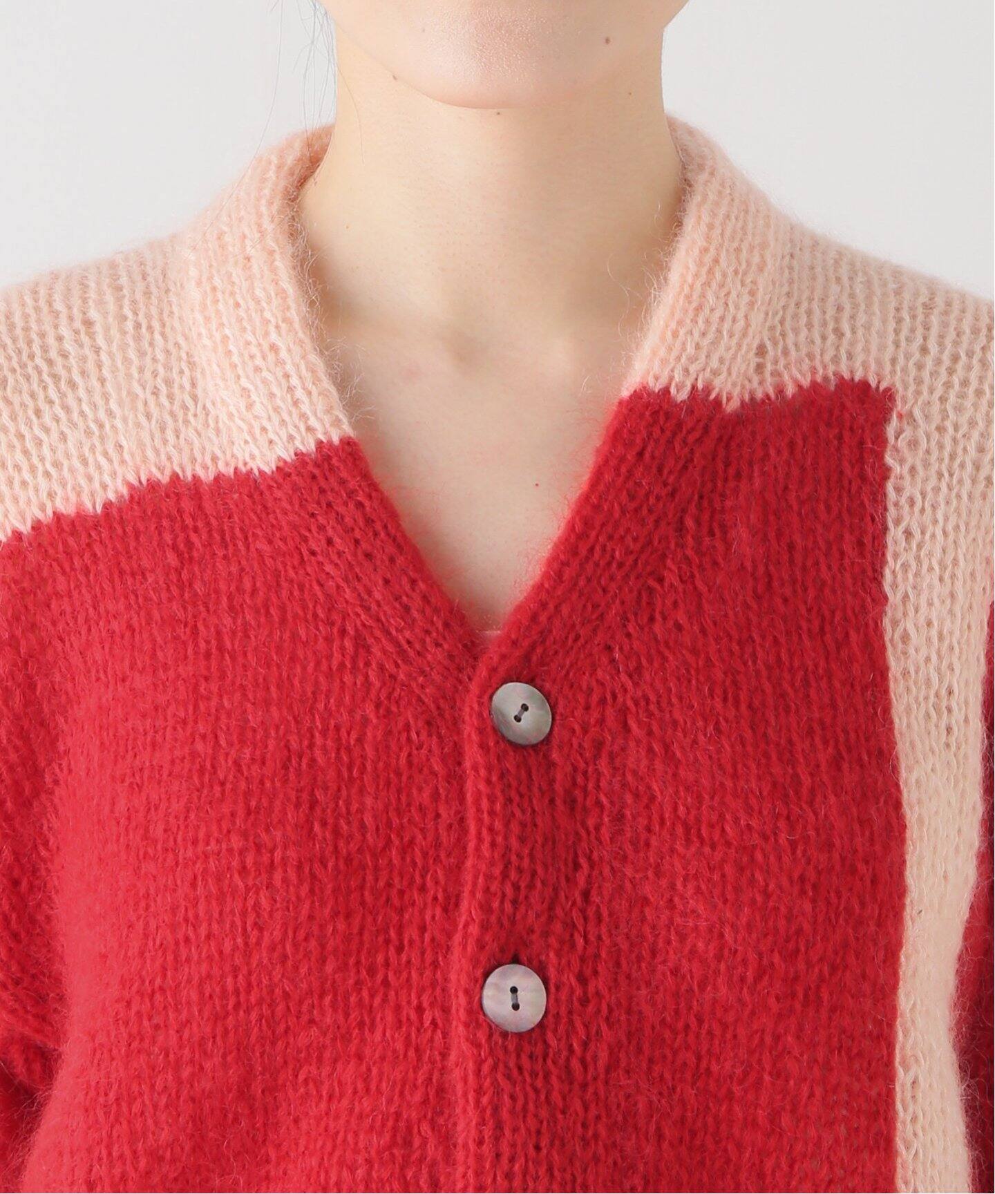 NOMA t.d. / ノーマティーディー ハンドニットモヘア混カーディガン 