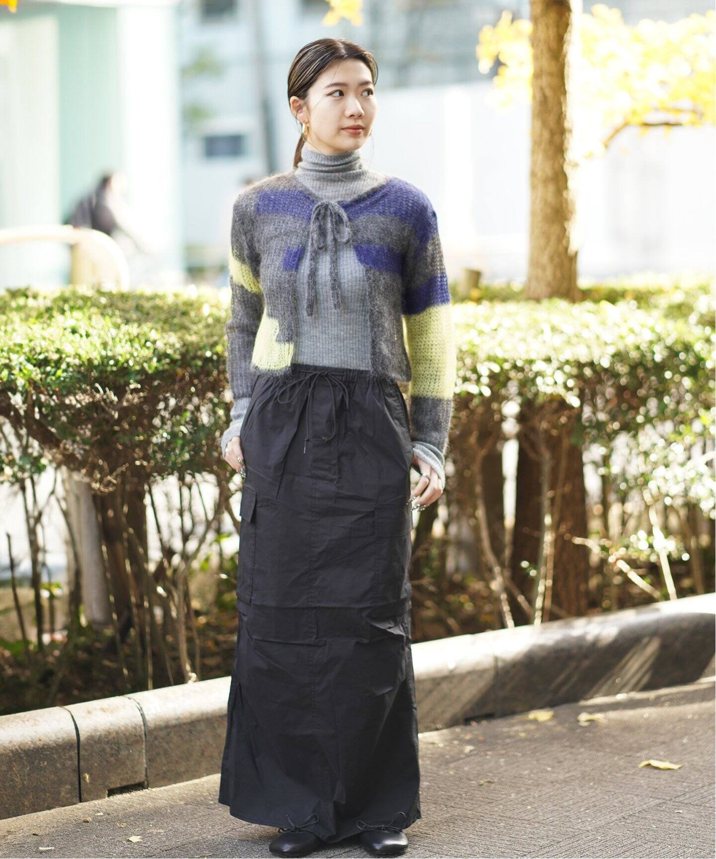 soduk / スドーク patchwork knit cardigan（カーディガン）｜JOINT 