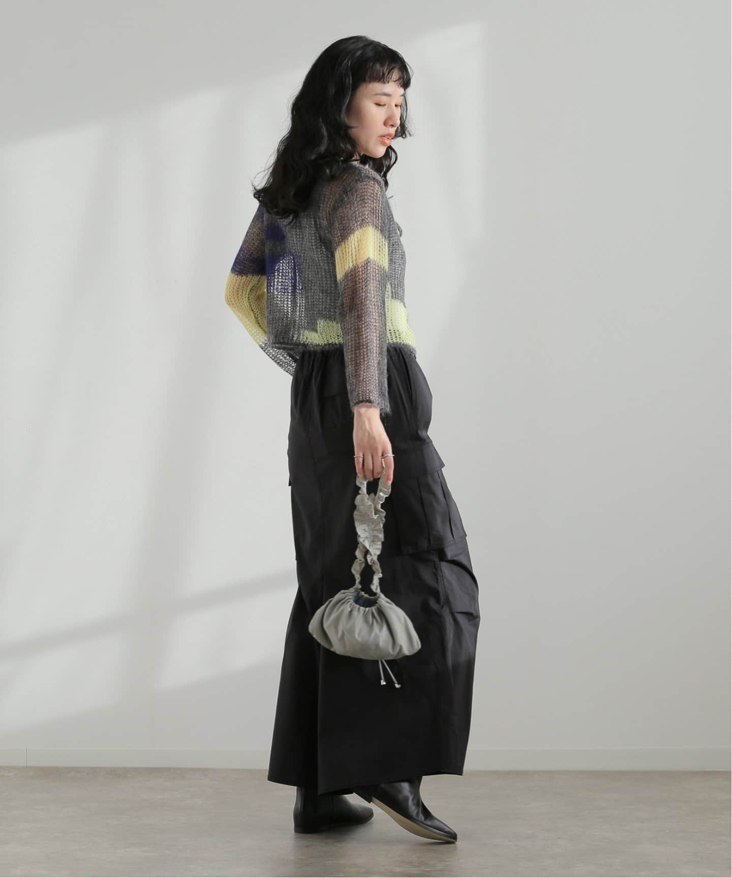 soduk / スドーク patchwork knit cardigan（カーディガン