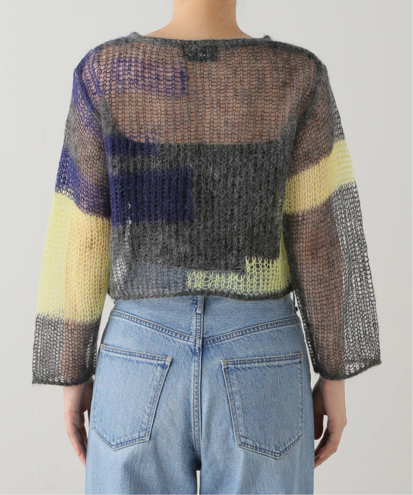 soduk / スドーク patchwork knit cardigan（カーディガン）｜JOINT 