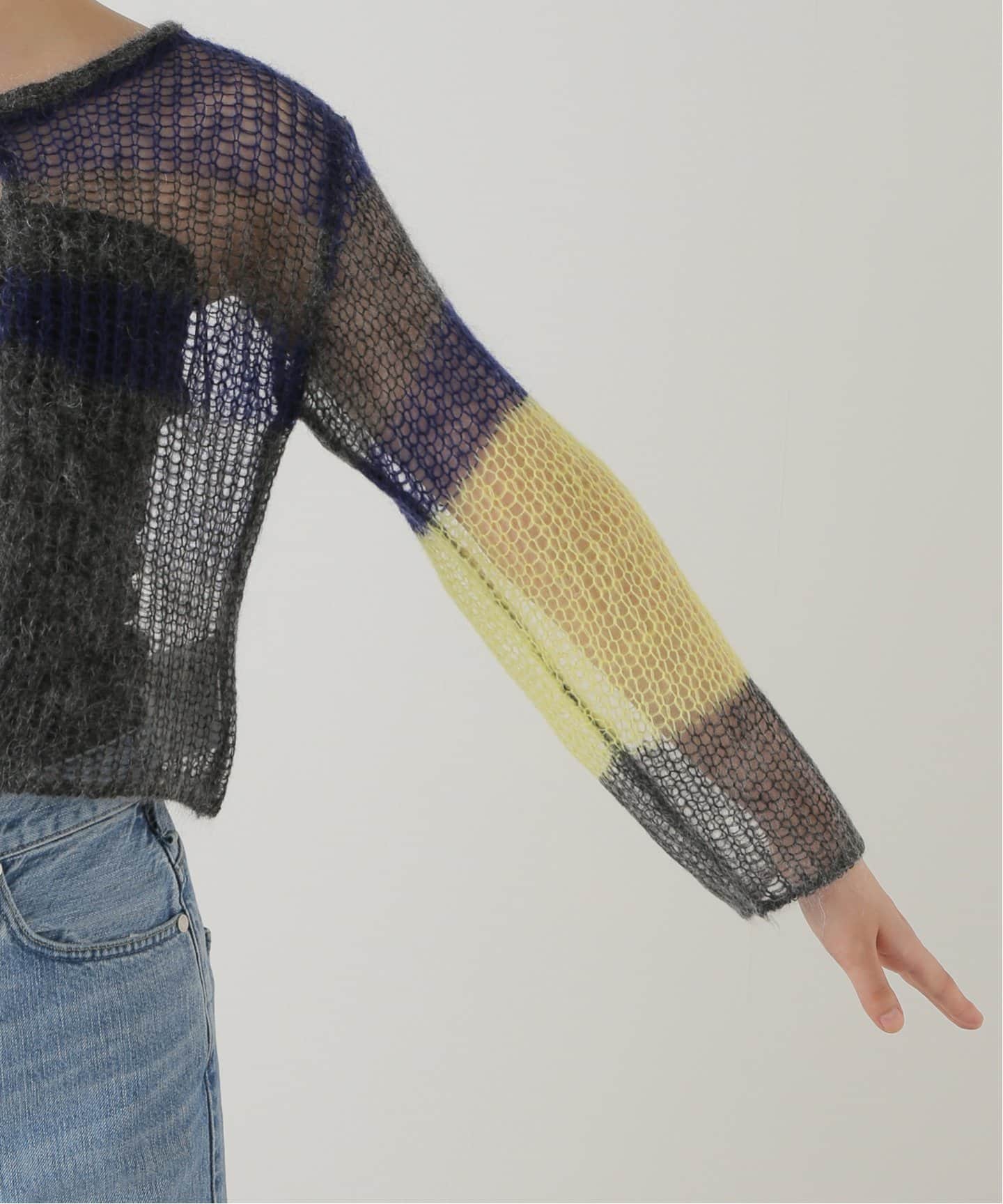 soduk / スドーク patchwork knit cardigan（カーディガン）｜JOINT
