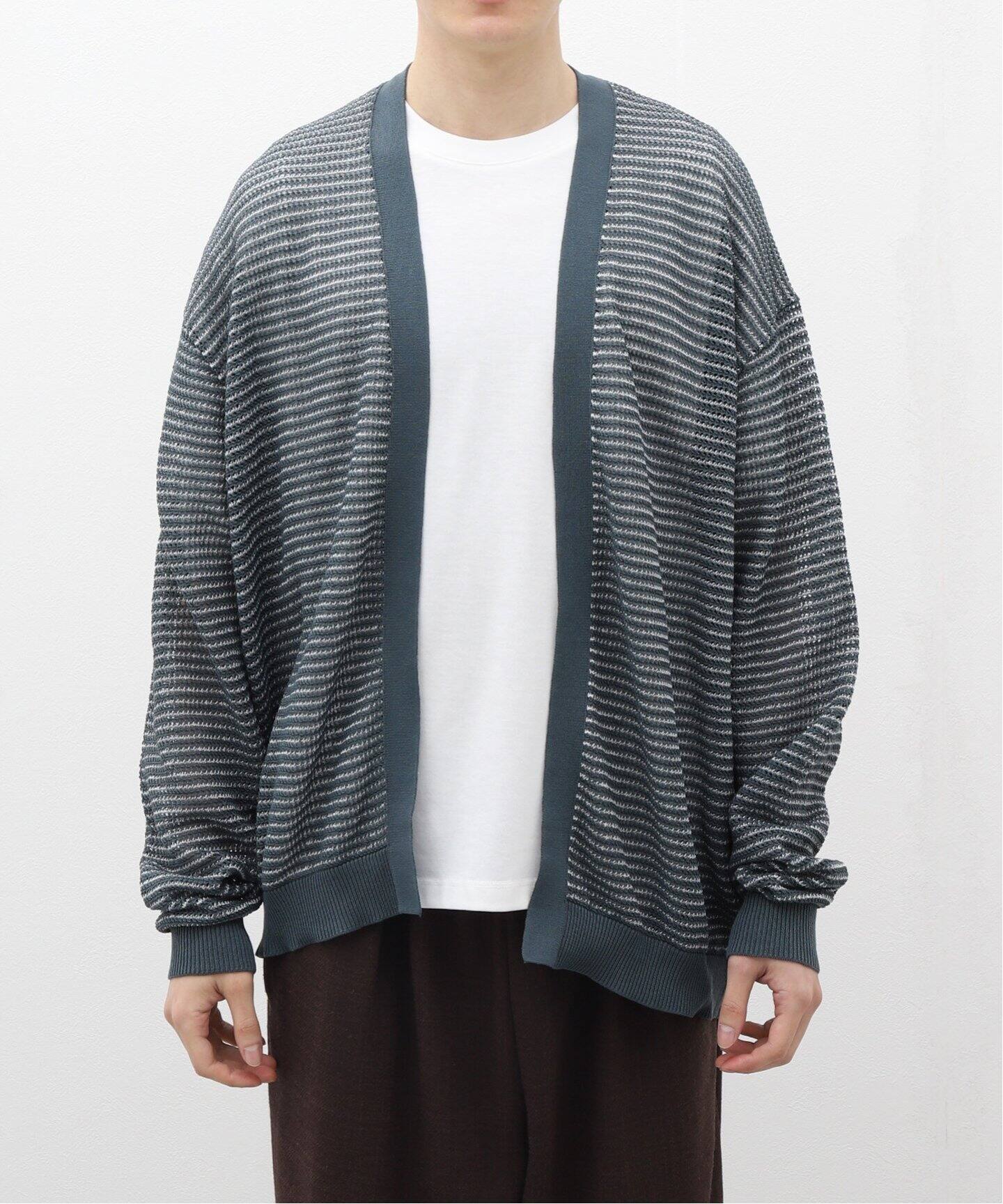 BC.STOCK ニット セーター 「2点セット」 OPENWORK BORDER 2IN SET（ニット／セーター）｜B.C STOCK（ベー