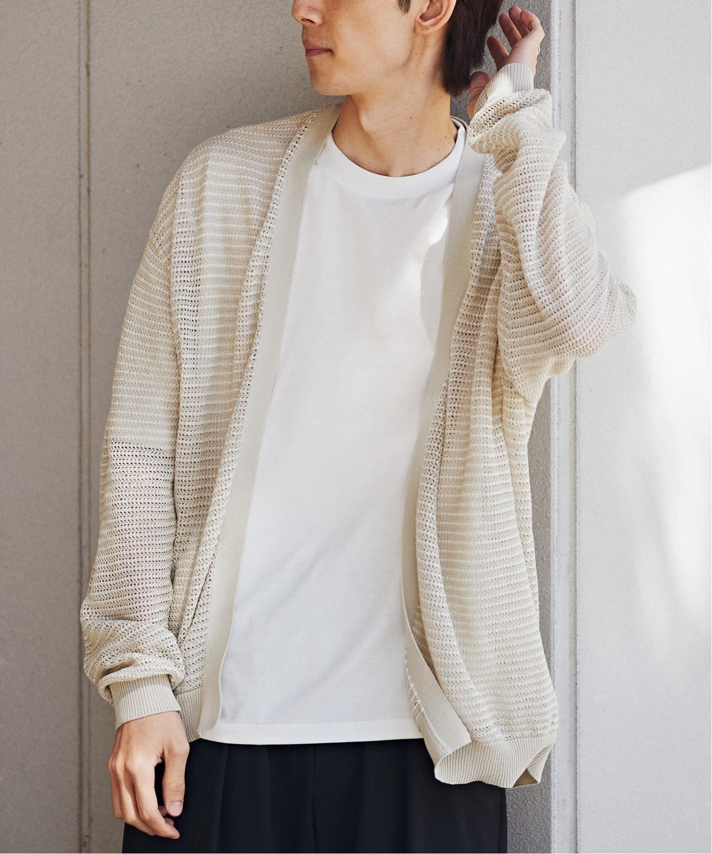 OPENWORK BORDER 2IN SET（ニット／セーター）｜B.C STOCK（ベー