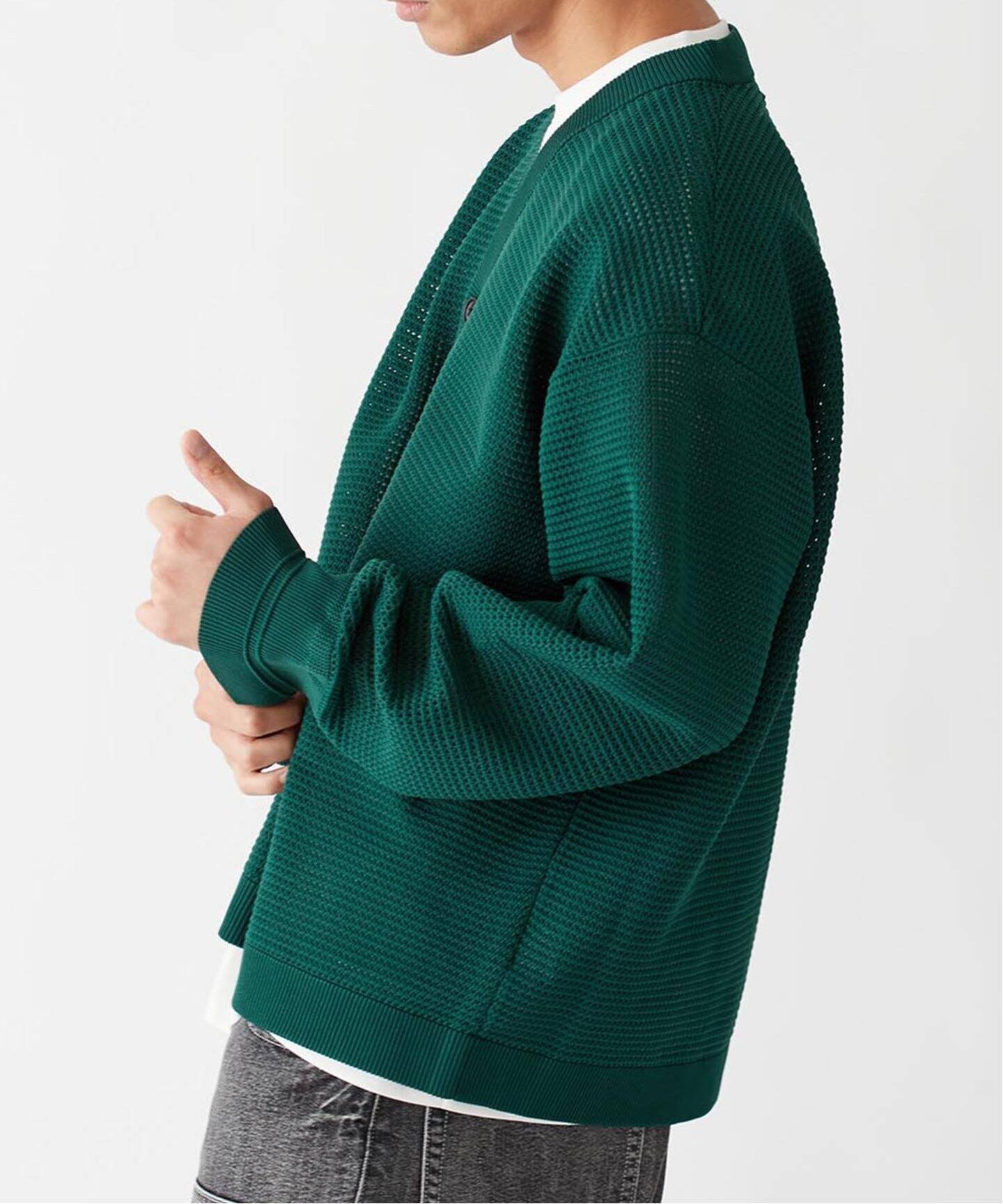 POLYESTER 2INSET カーディガン（カーディガン）｜B.C STOCK（ベーセー