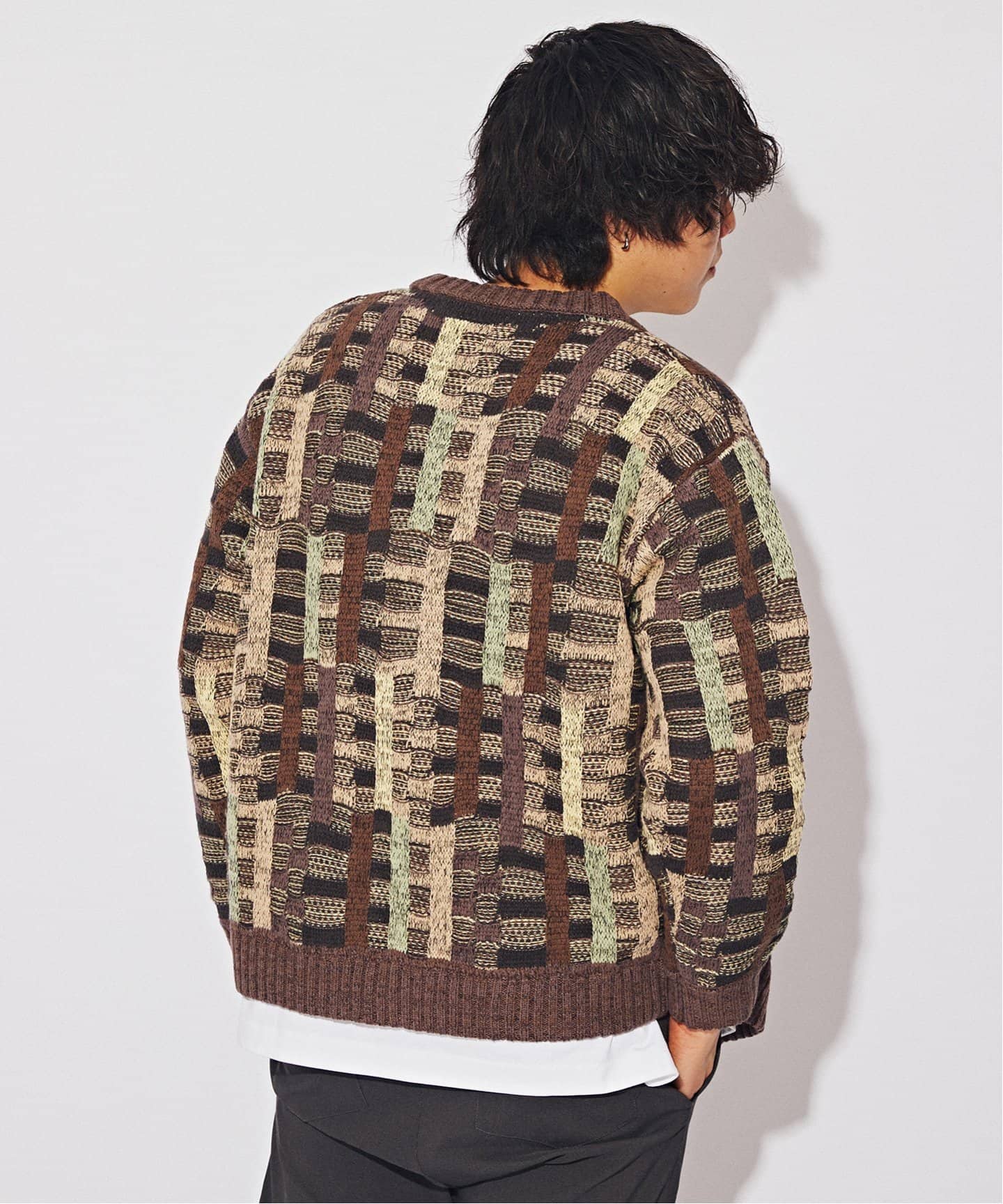 Sefr Gote Patchwork Cardigan カーディガン