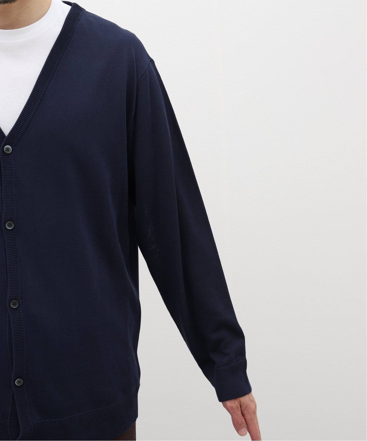 12G LINENLIKE Vネックカーディガン（カーディガン）｜B.C STOCK（ベー