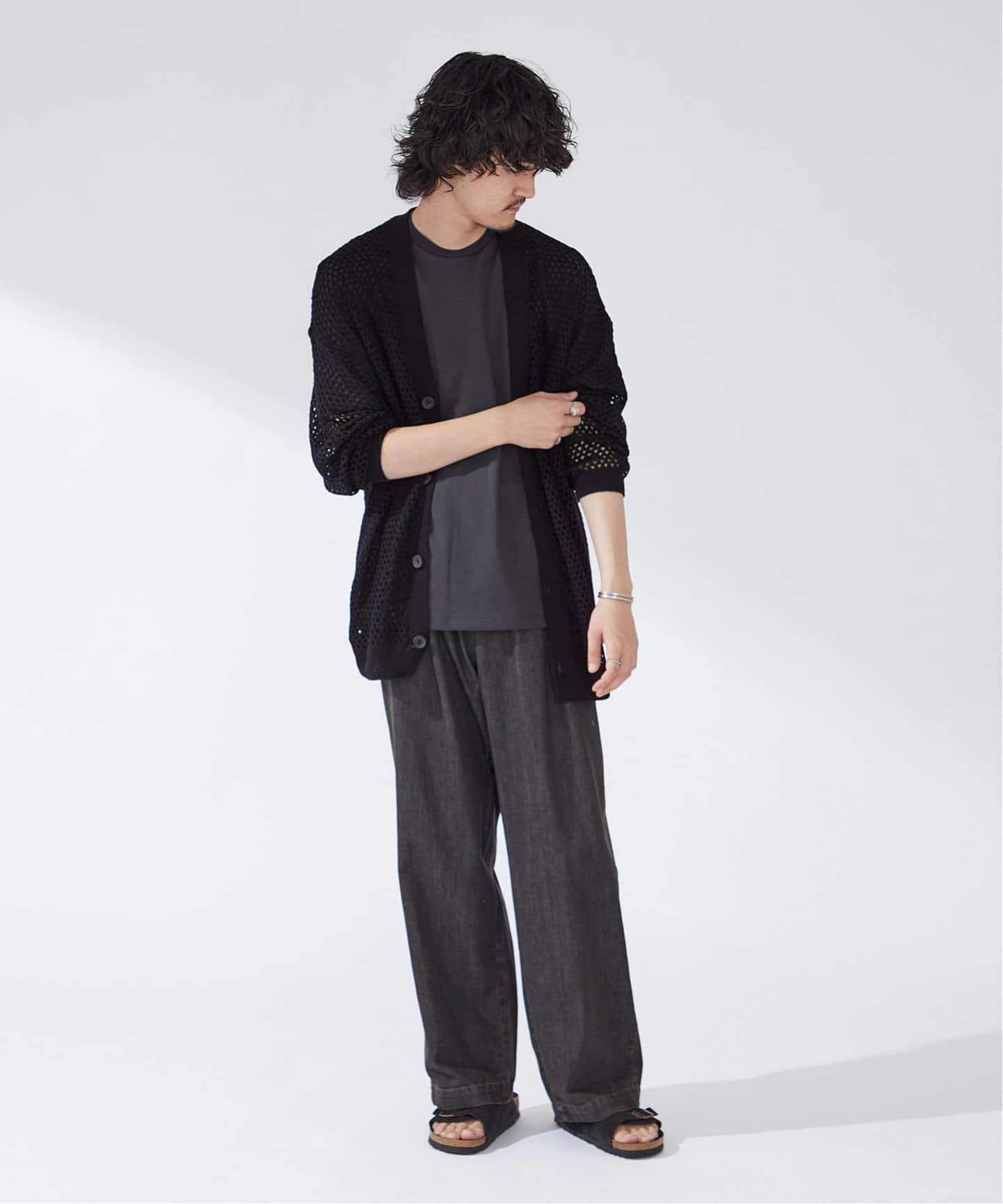 COTTON MESH カーディガン（カーディガン）｜B.C STOCK（ベー