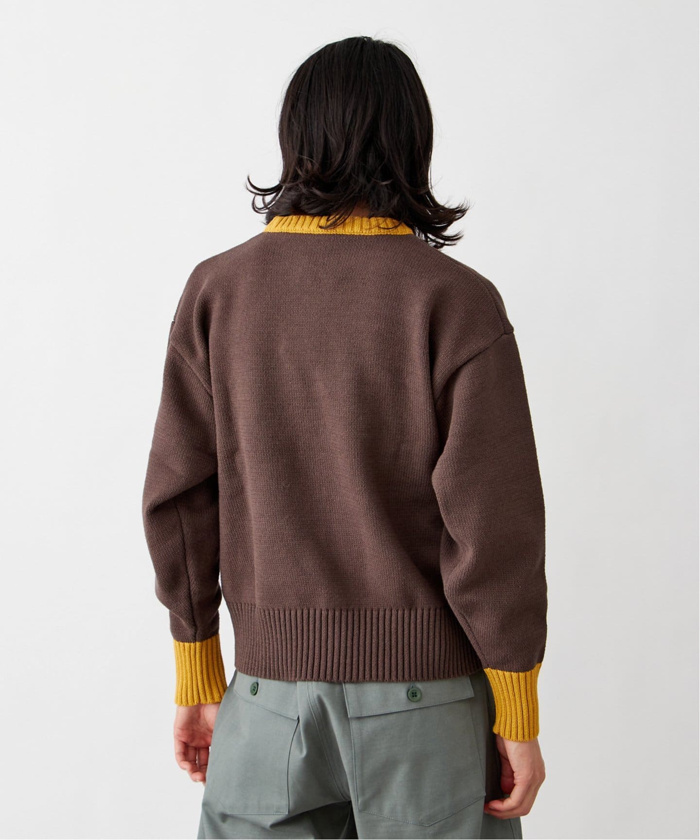 AIRTOWNE MILLS別注 TWO-TONE クルーネックセーター（ニット
