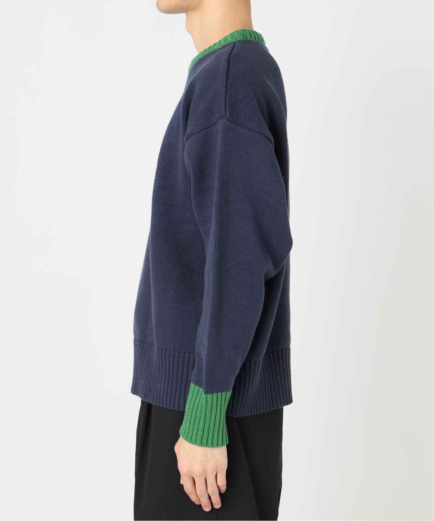 AIRTOWNE MILLS別注 TWO-TONE クルーネックセーター（ニット