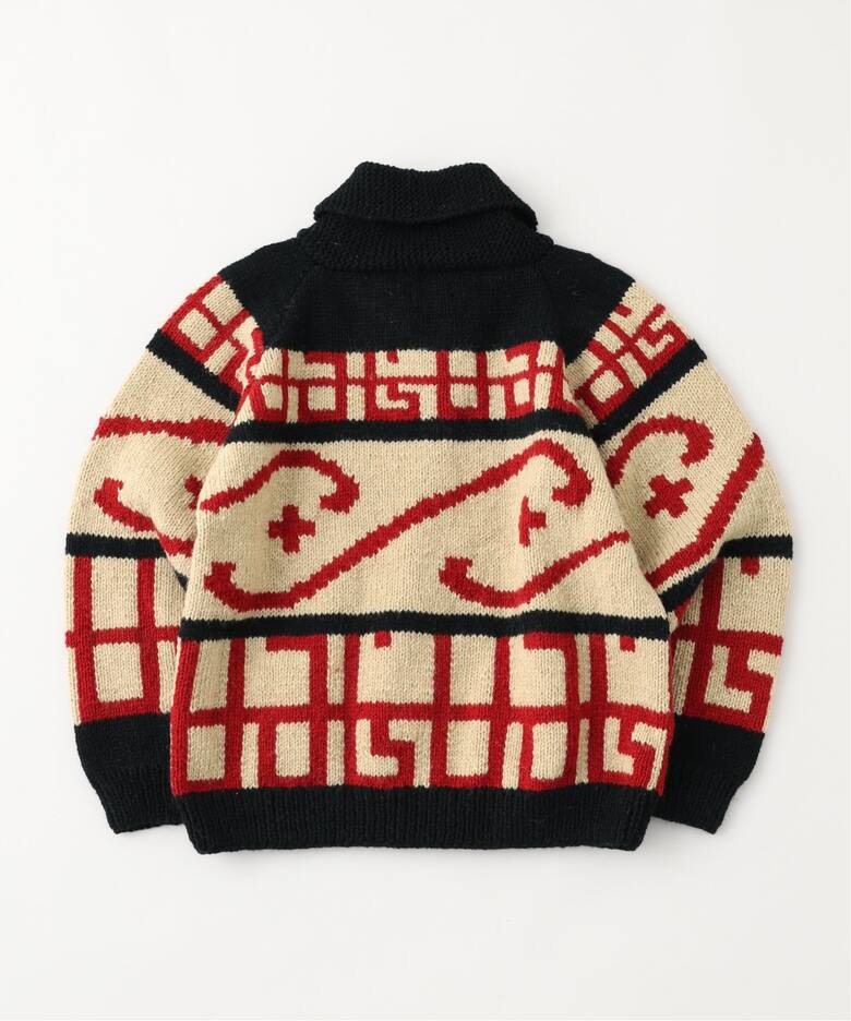 5025【超希少】ステューシー☆カウチンニット セーター CANADIAN  