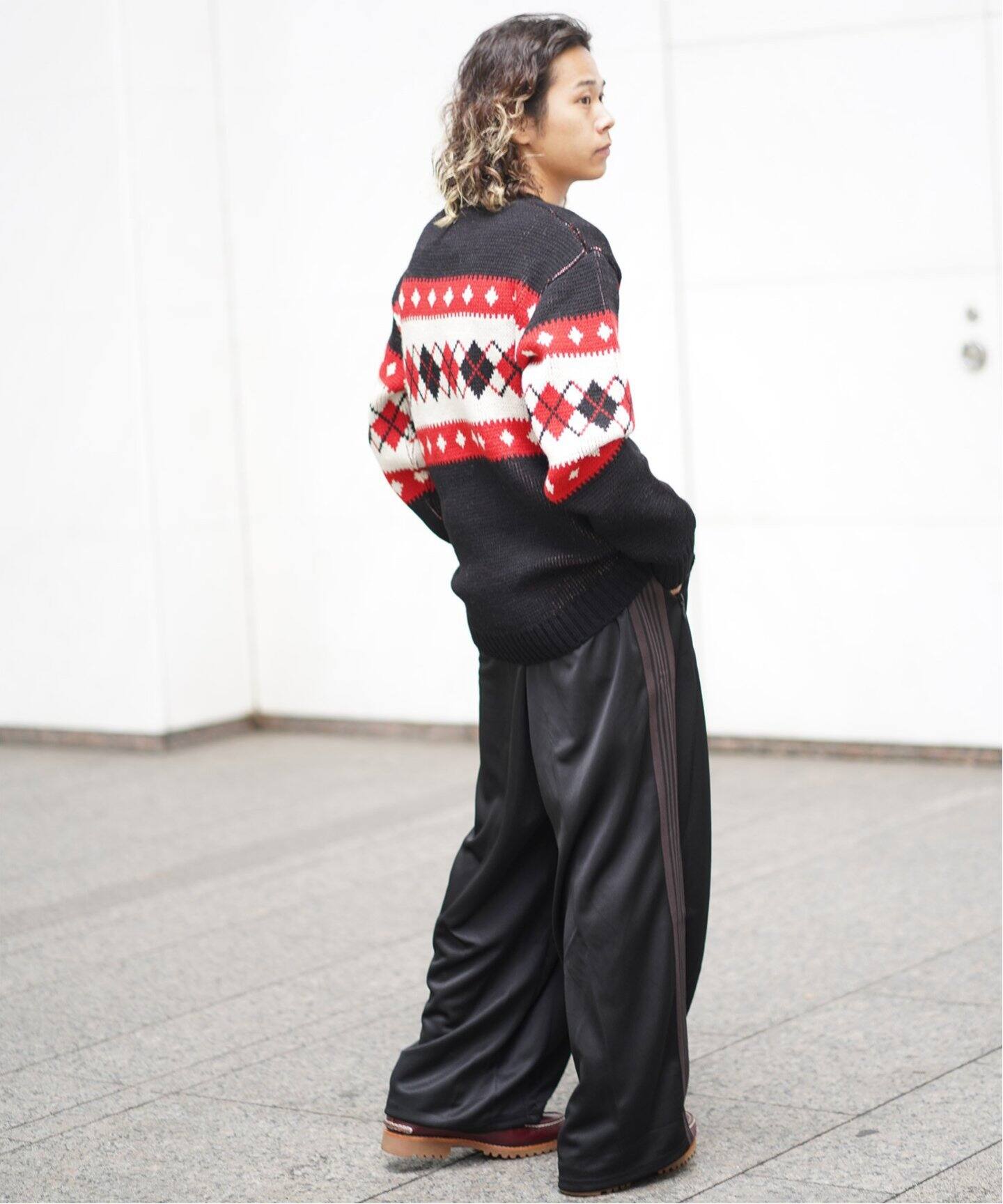 NEEDLES / ニードルズ Crew Neck Sweater - Argyle（ニット／セーター 