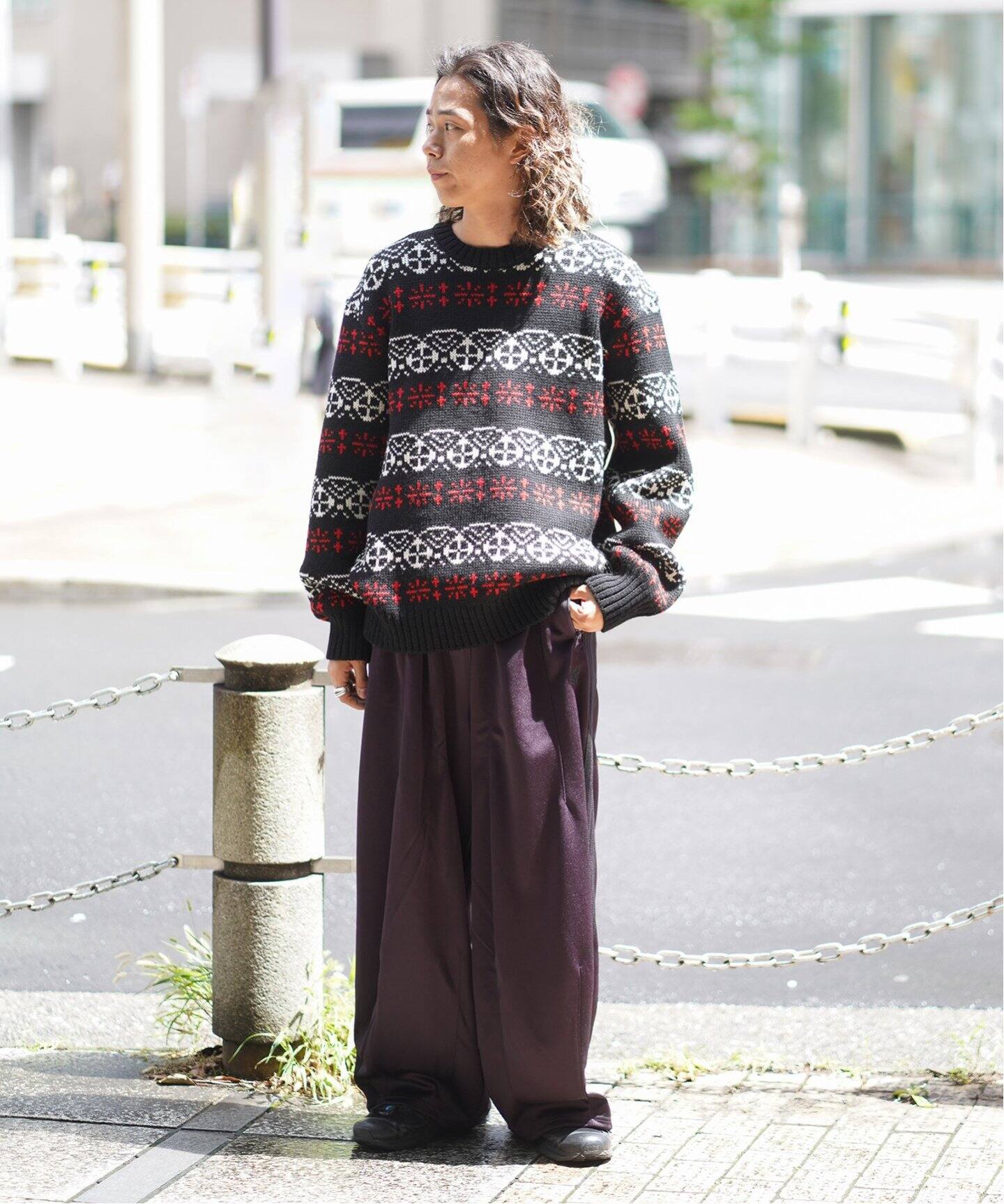NEEDLES / ニードルズ Crew Neck Sweater - Nordic（ニット／セーター 