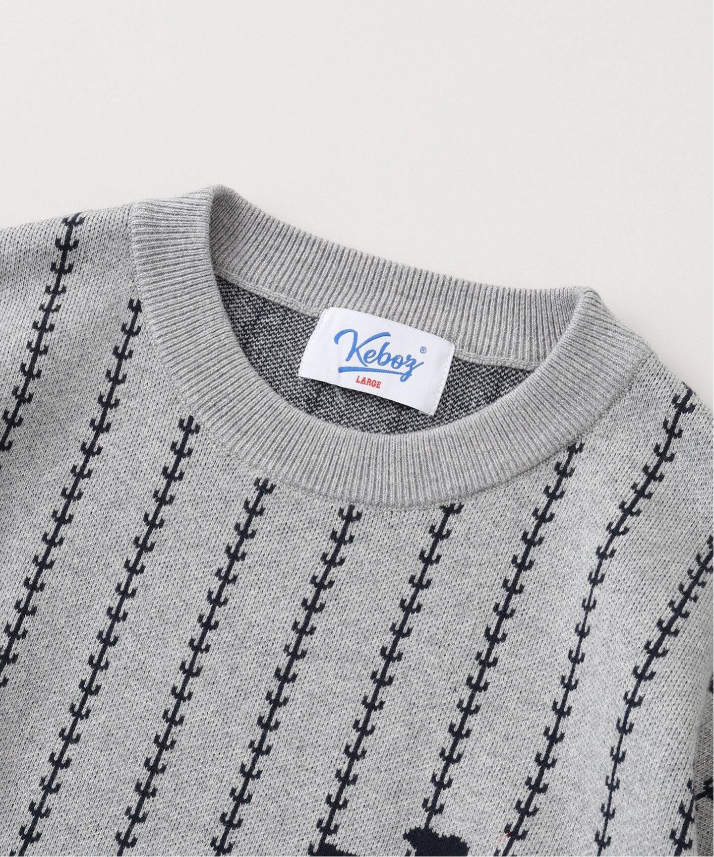 KEBOZ/ケボズ EFG STRIPE KNIT CREWNECK（ニット／セーター）｜JOINT  
