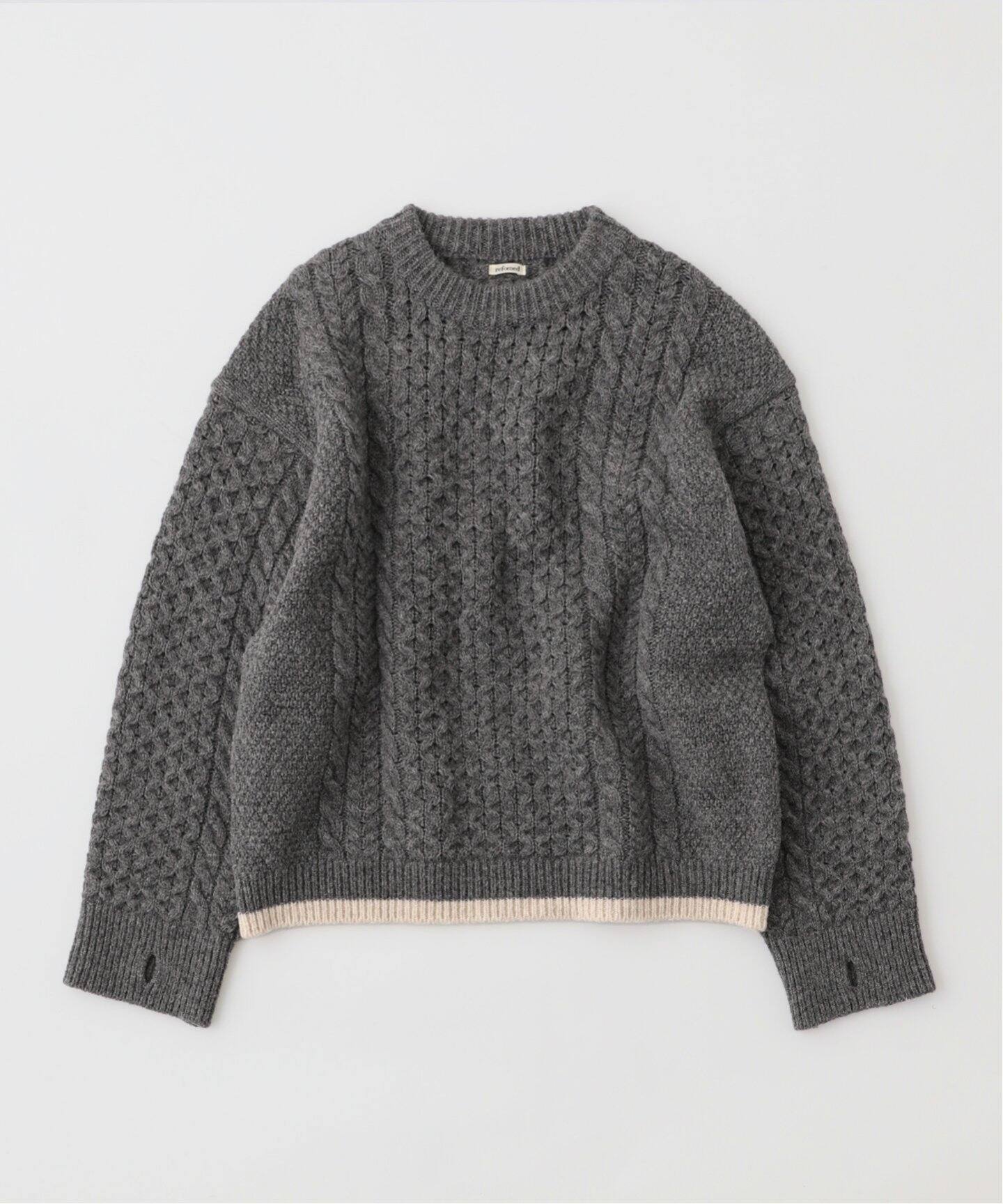 refomed / リフォメッド GUNTE KNIT SWEATER（ニット／セーター 