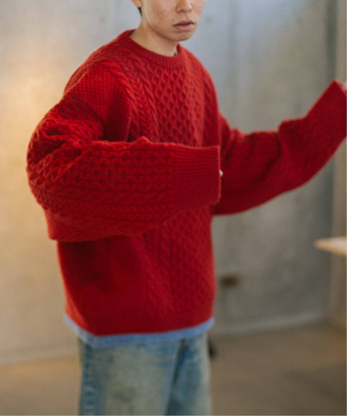 refomed / リフォメッド GUNTE KNIT SWEATER（ニット／セーター  