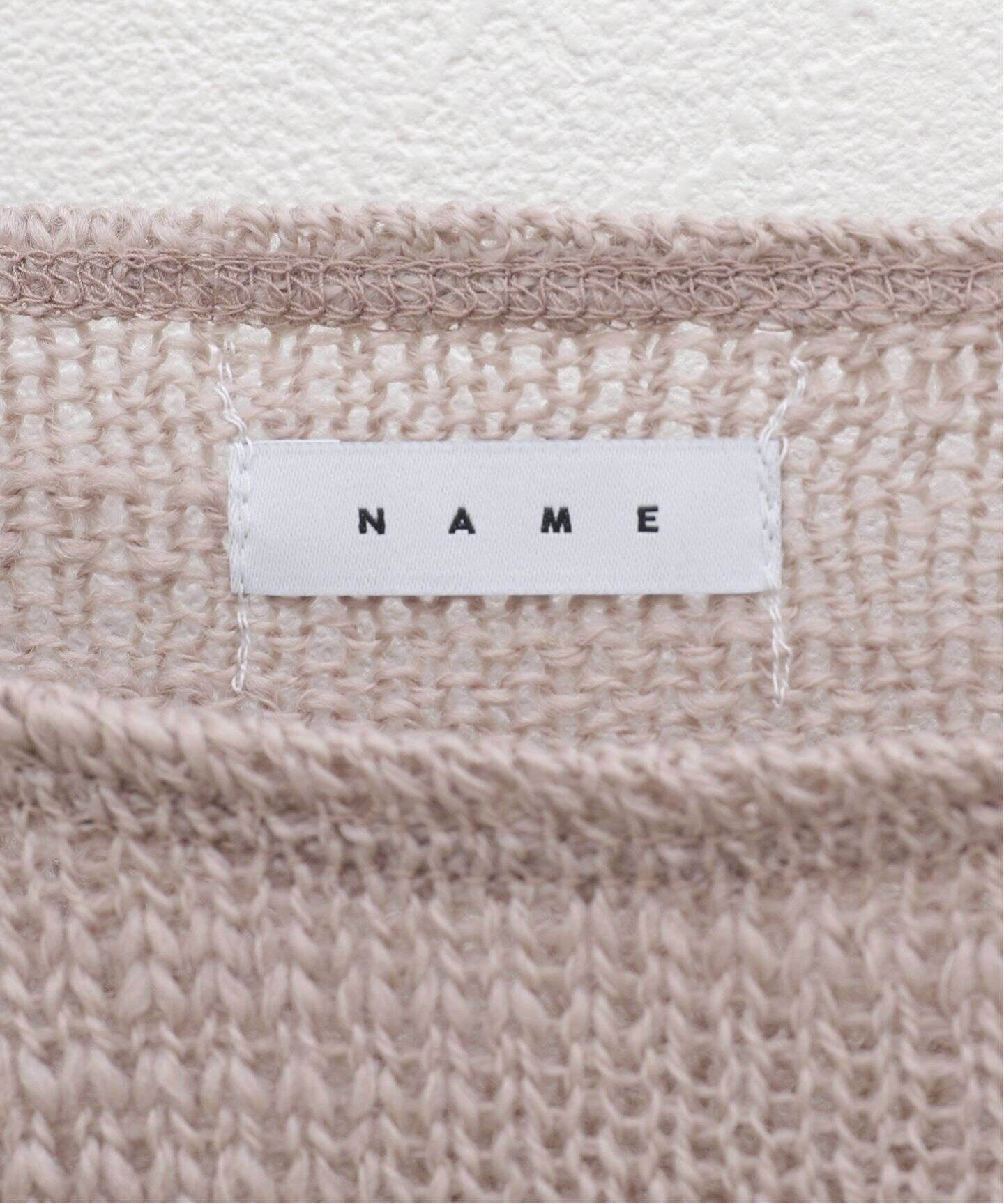 Name./ネーム WOOL MESH LOOSE SLEEVE（ニット／セーター）｜JOINT 