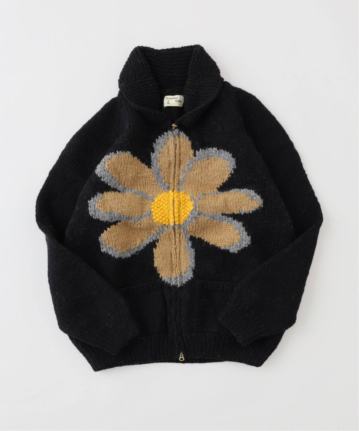 MacMahon Knitting Mills 】 +【Niche.】 Cowichan-Flowers（ニット 