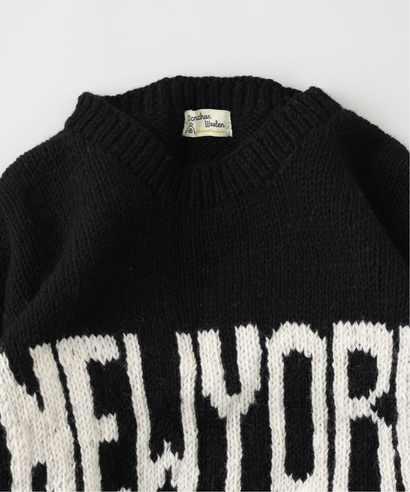 MacMahon Knitting Mills 】 +【Niche.】 Crew Neck Knit-NEW YORK  