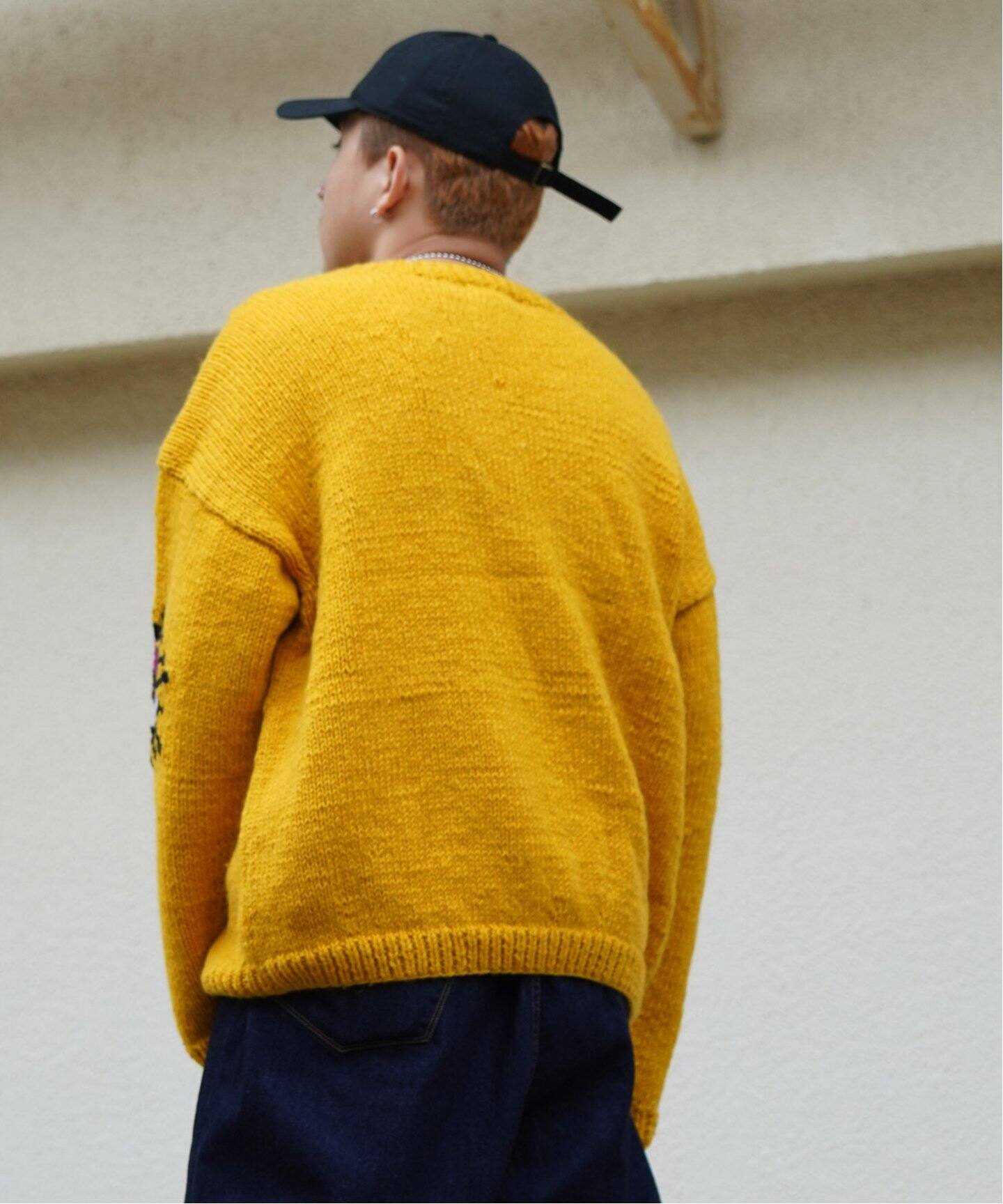 MacMahon Knitting Mills 】 +【Niche.】Crew Neck Knit-Eyes（ニット 