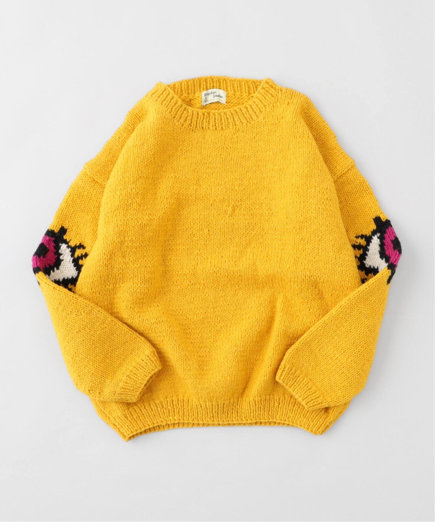 MacMahon Knitting Mills 】 +【Niche.】Crew Neck Knit-Eyes（ニット 