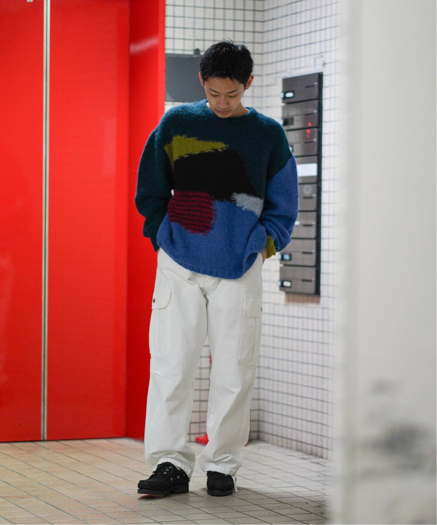 BRAIN DEAD/ブレインデッド BOXY KNIT SWEATER（ニット／セーター 