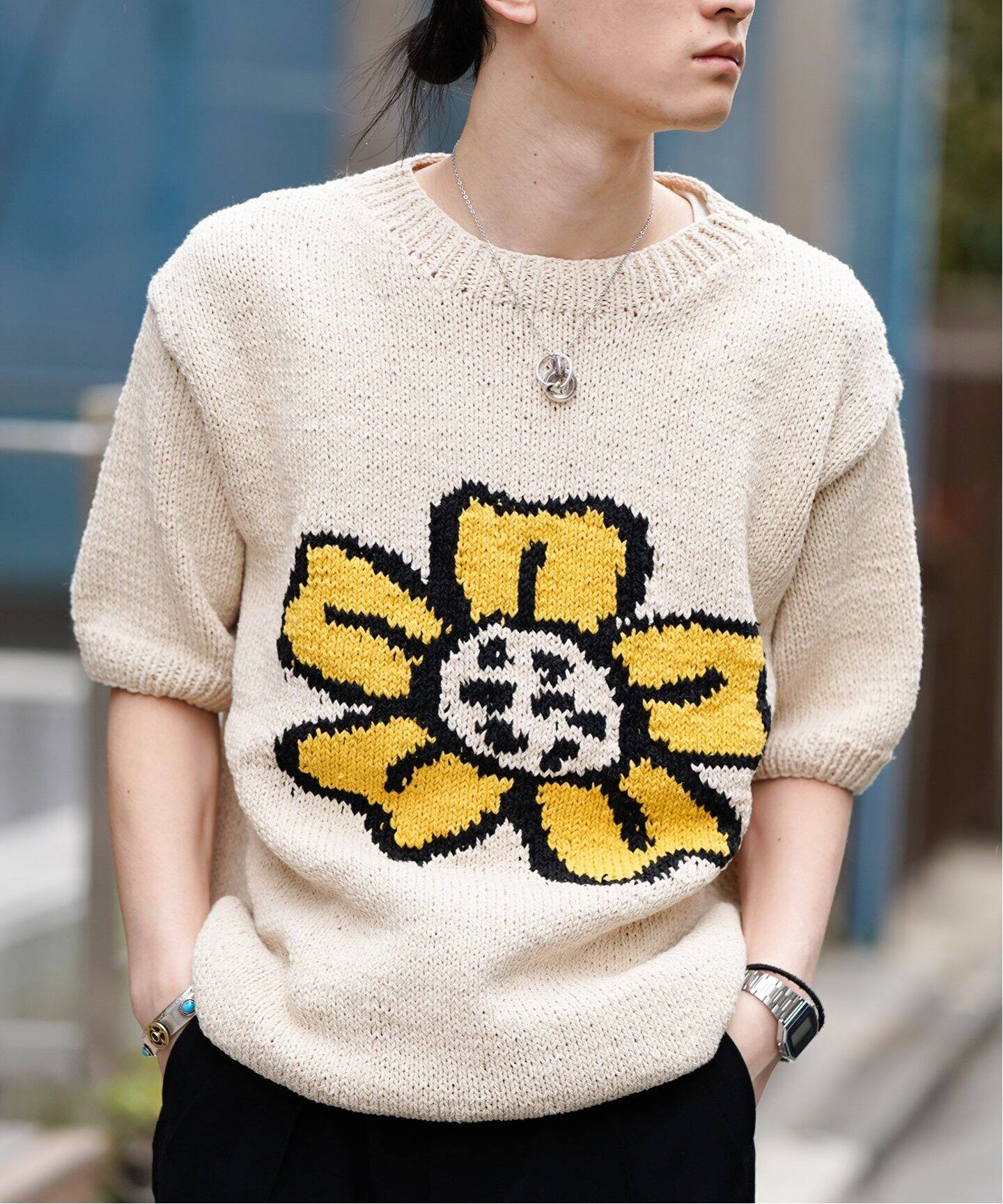 MacMahonKnittingMills/マクマホンニッティングミルズ】Pop Flower 