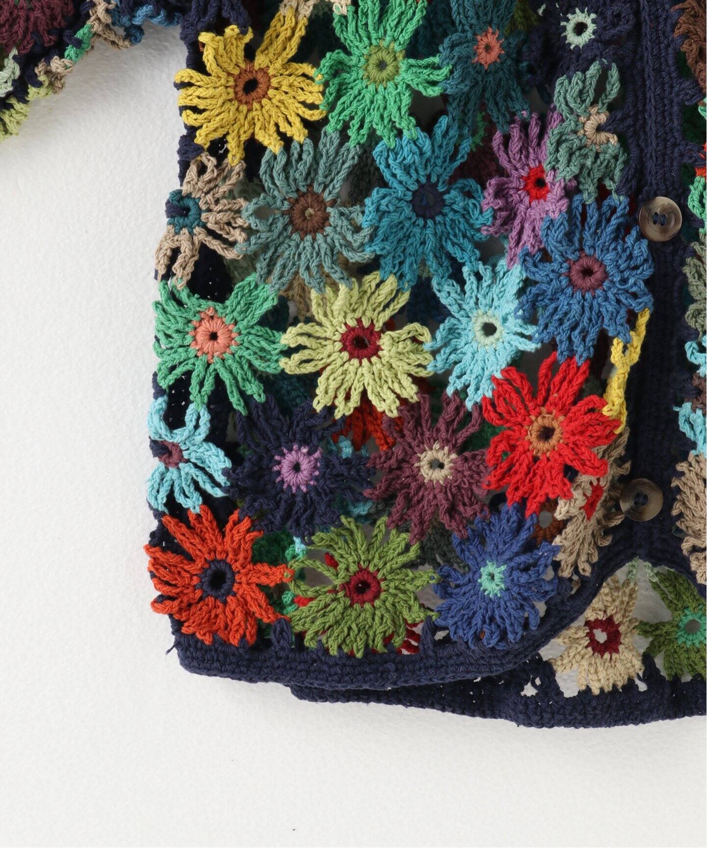 MacMahon Knitting Mills/マクマホンニッティングミルズ】Chain Flower 
