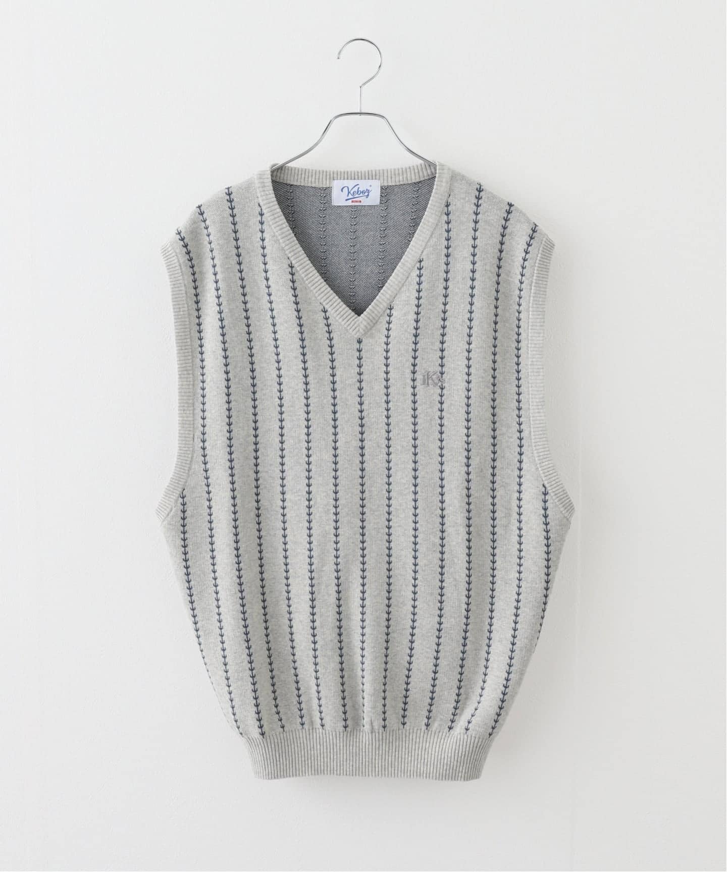 トップス KEBOZ 2TONE KNIT VEST KEBOZ BALL STRIPE KNIT VEST（ベスト）｜B.C STOCK（ベーセー