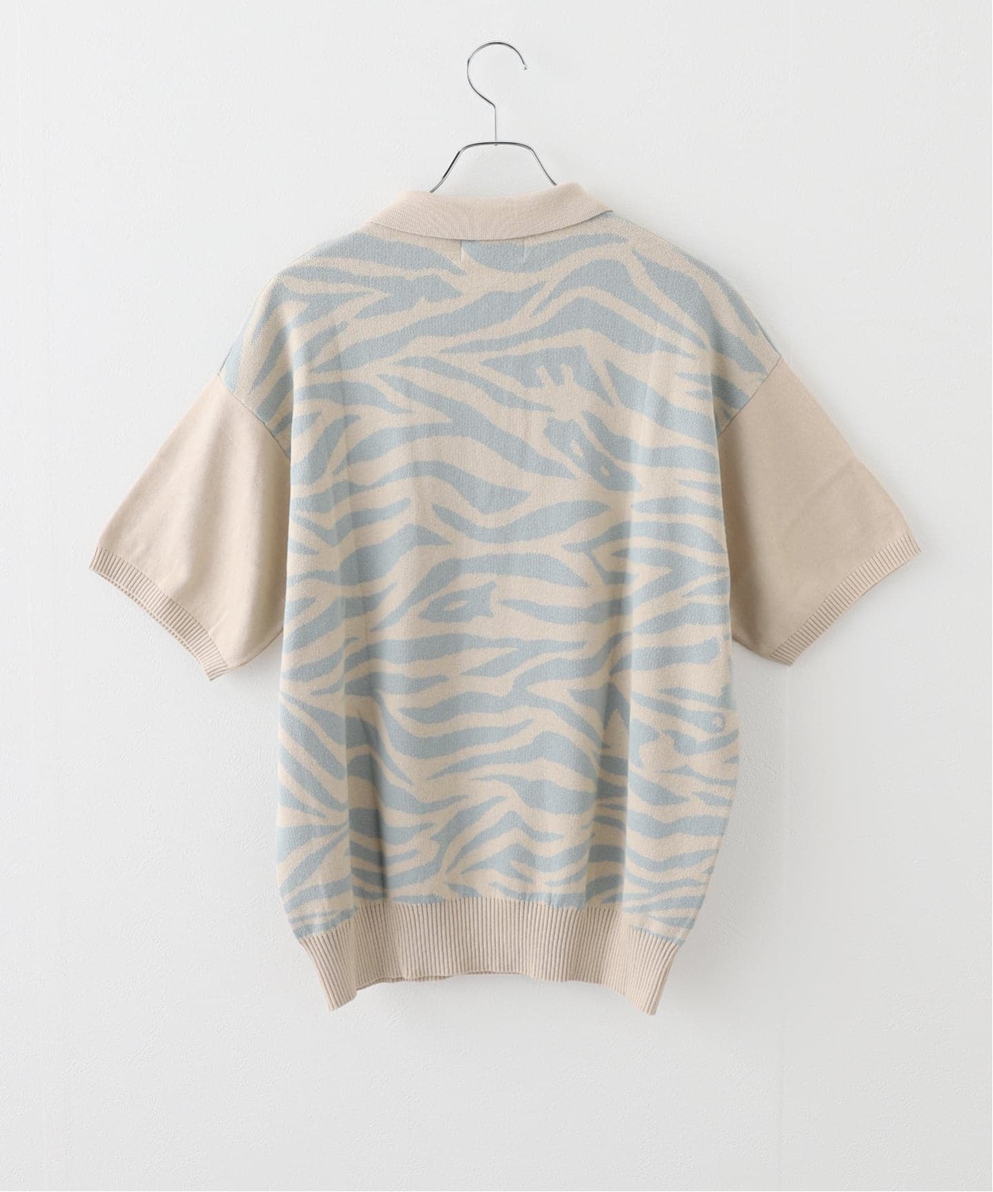 KEBOZ ZEBRA KNIT S/S POLOSHIRT（ニット／セーター）｜B.C