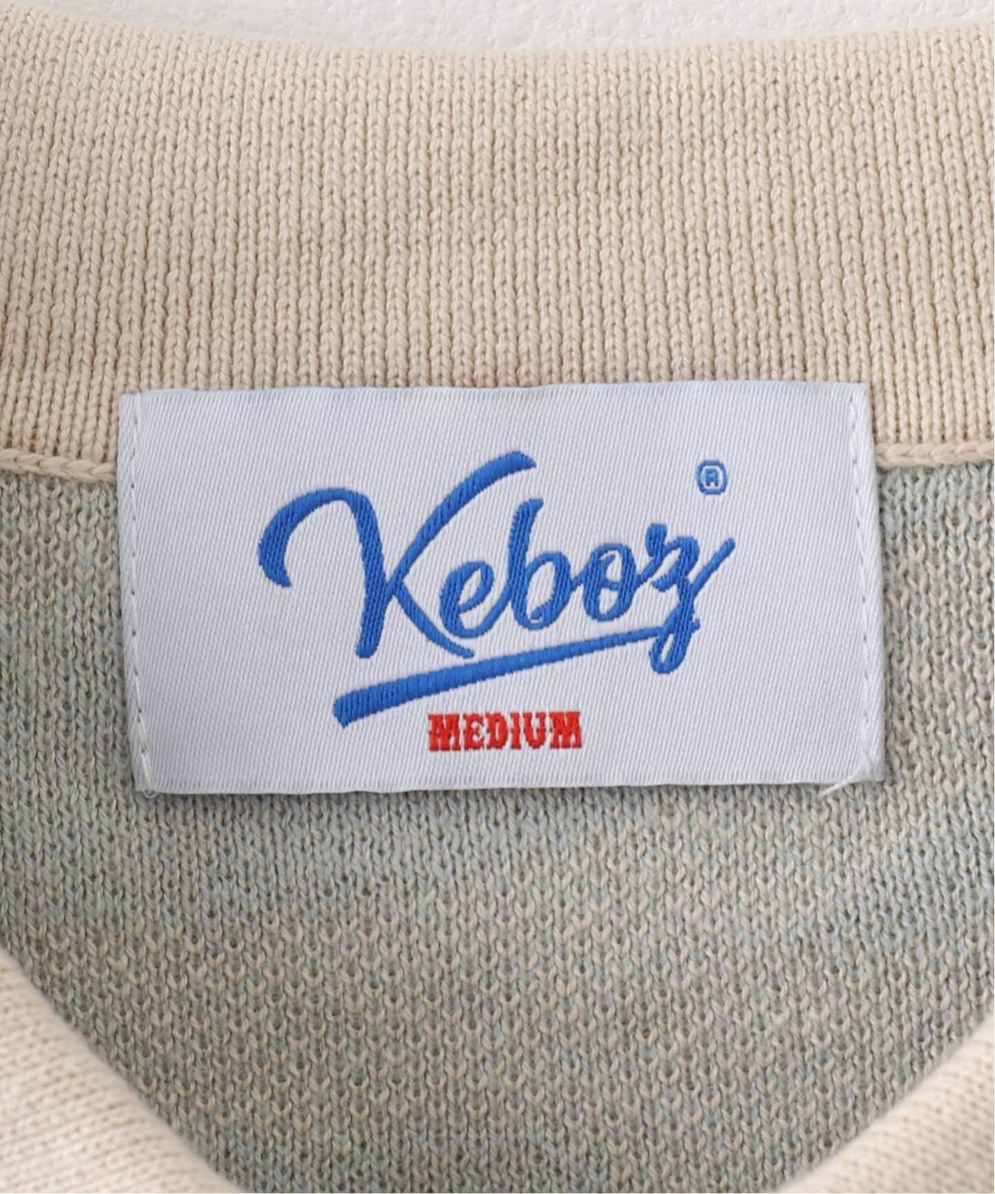 KEBOZ ZEBRA KNIT S/S POLOSHIRT（ニット／セーター）｜B.C