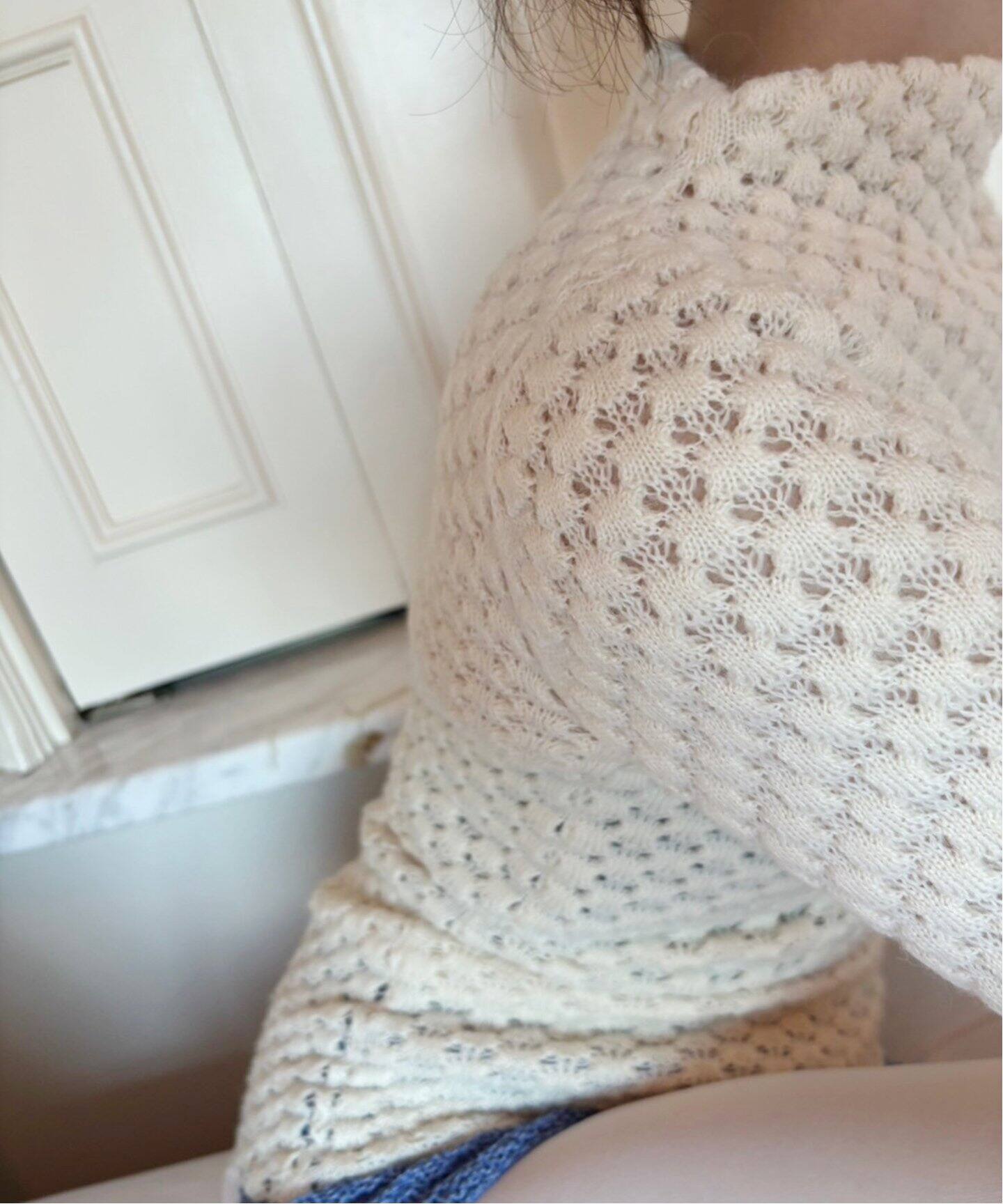 新品】edit for lulu ウールクロシェタートルトップ 