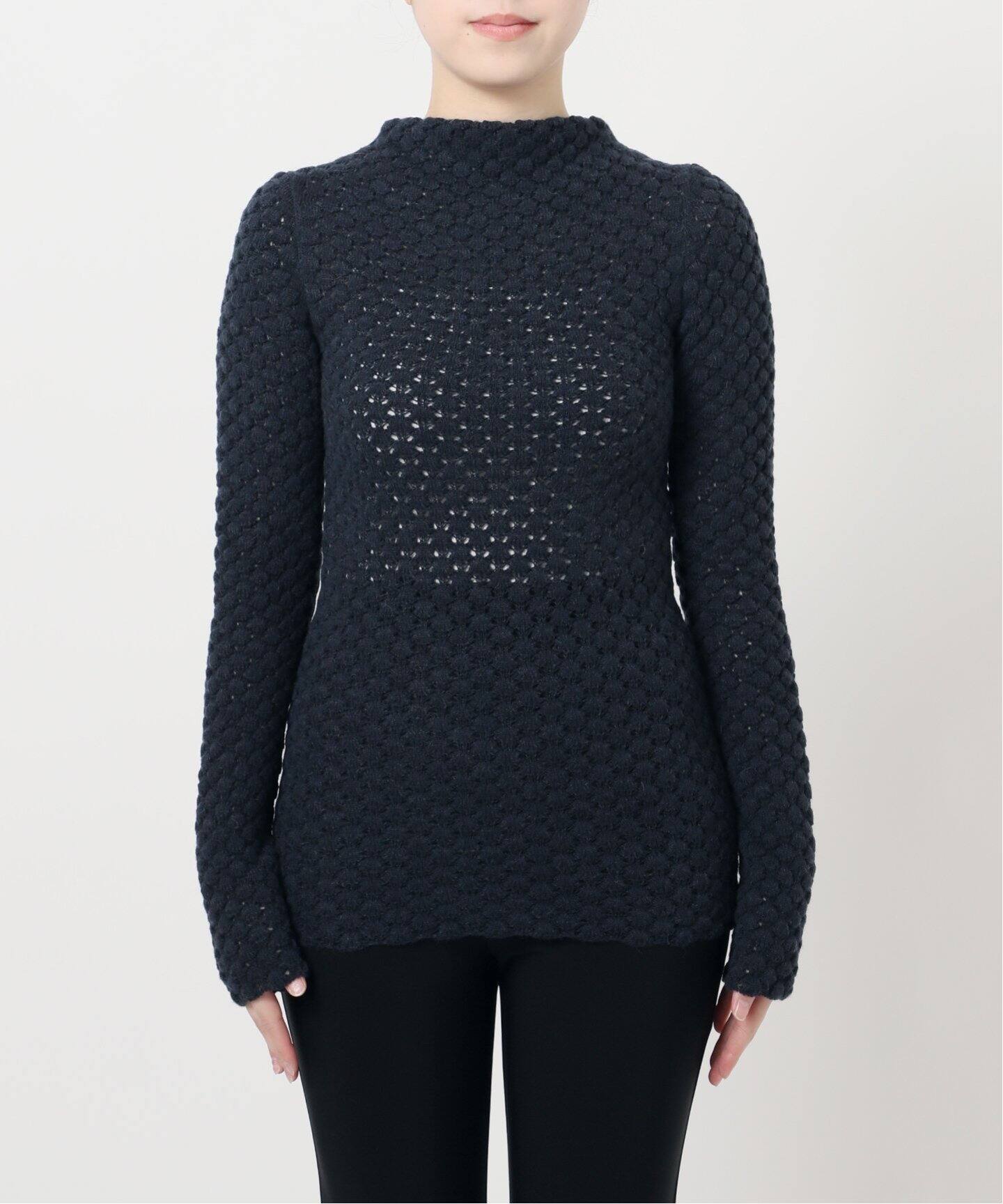 EDIT.FOR LULU ウールクロシェ タートルトップ 