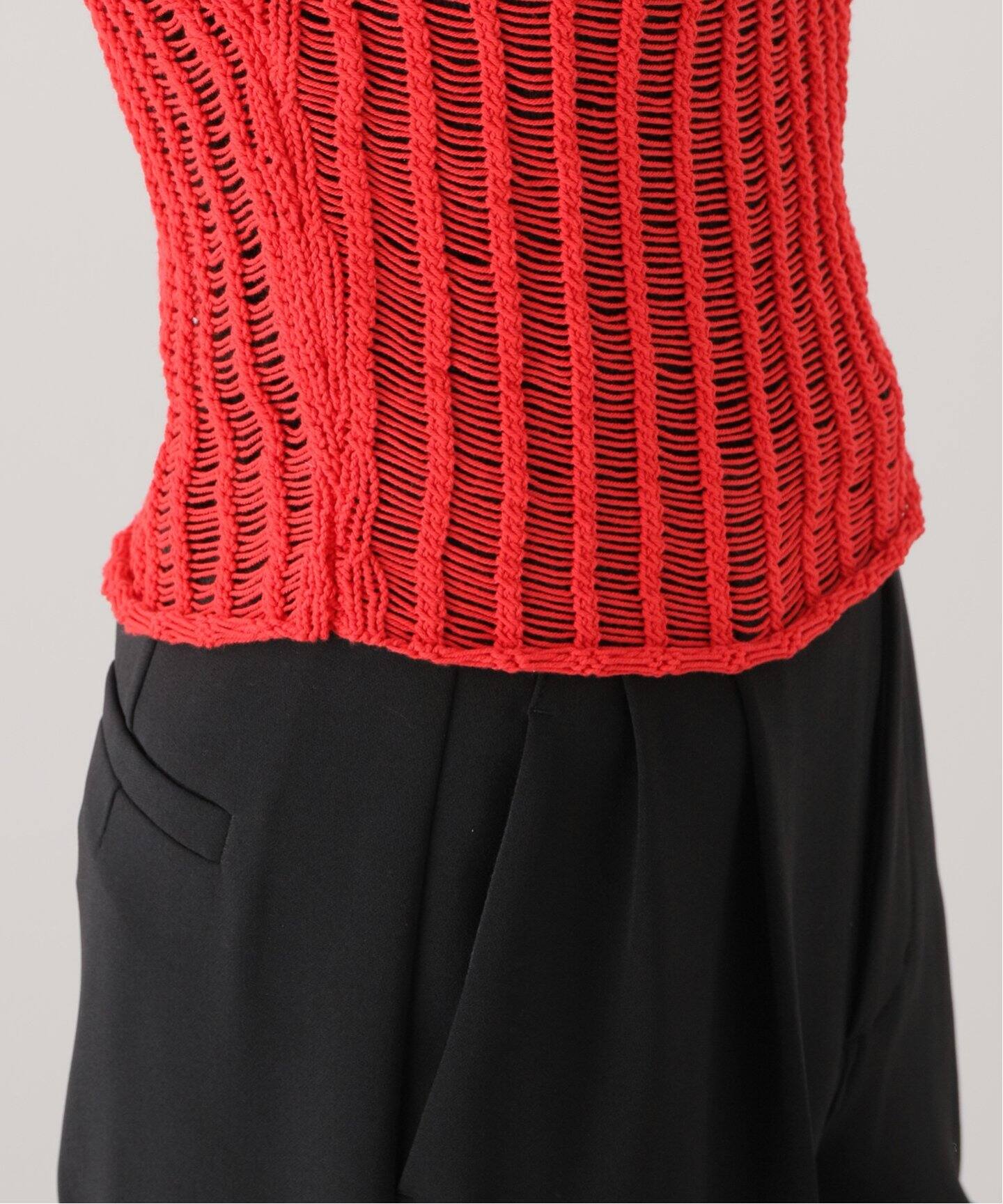 ZULU&ZEPHYR/ズールーアンドゼファー】CROCHET TOP（ニット／セーター  