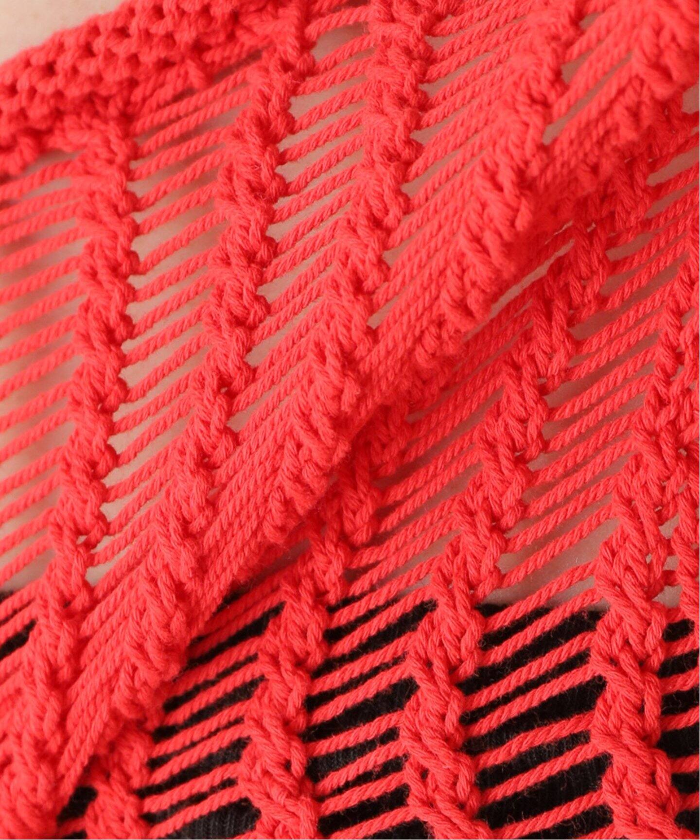 ZULU&ZEPHYR/ズールーアンドゼファー】CROCHET TOP（ニット／セーター  