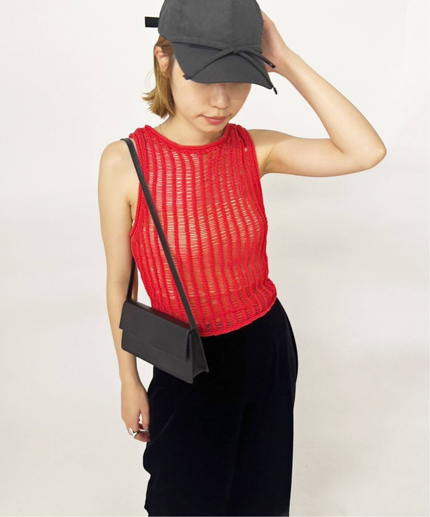 ZULU&ZEPHYR/ズールーアンドゼファー】CROCHET TOP（ニット／セーター  