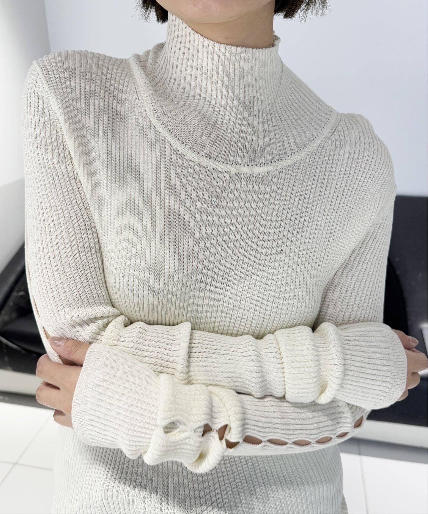 HAKUJI/ハクジ】ホールスリーブニット（ニット／セーター）｜EDIT.FOR  