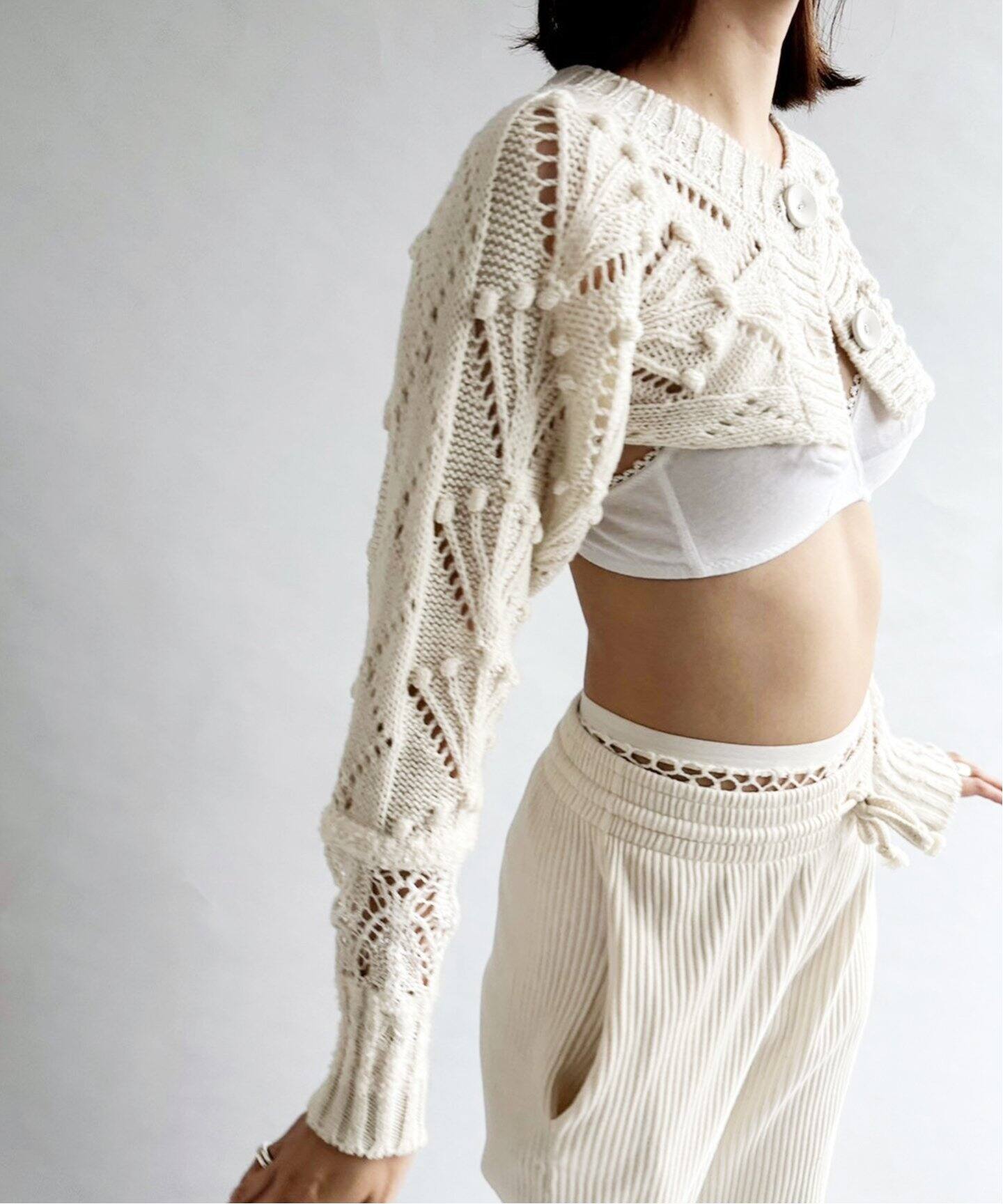 ODAKHA / オダカ】crazy mini cardigan（カーディガン）｜EDIT.FOR  