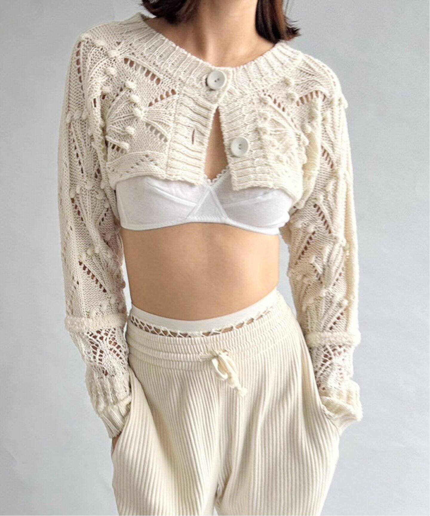 ODAKHA / オダカ】crazy mini cardigan（カーディガン）｜EDIT.FOR  