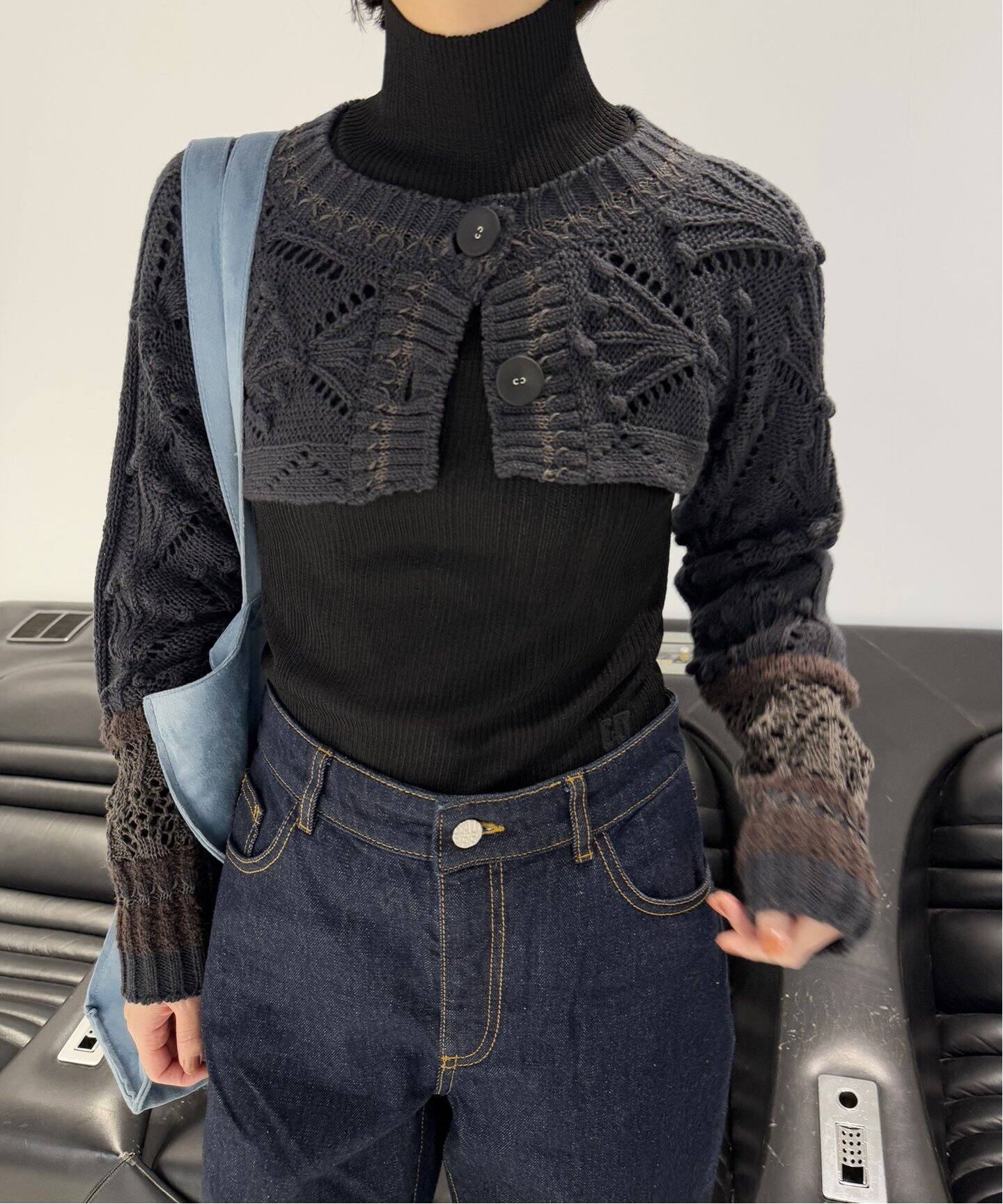 ODAKHA / オダカ】crazy mini cardigan（カーディガン）｜EDIT.FOR  