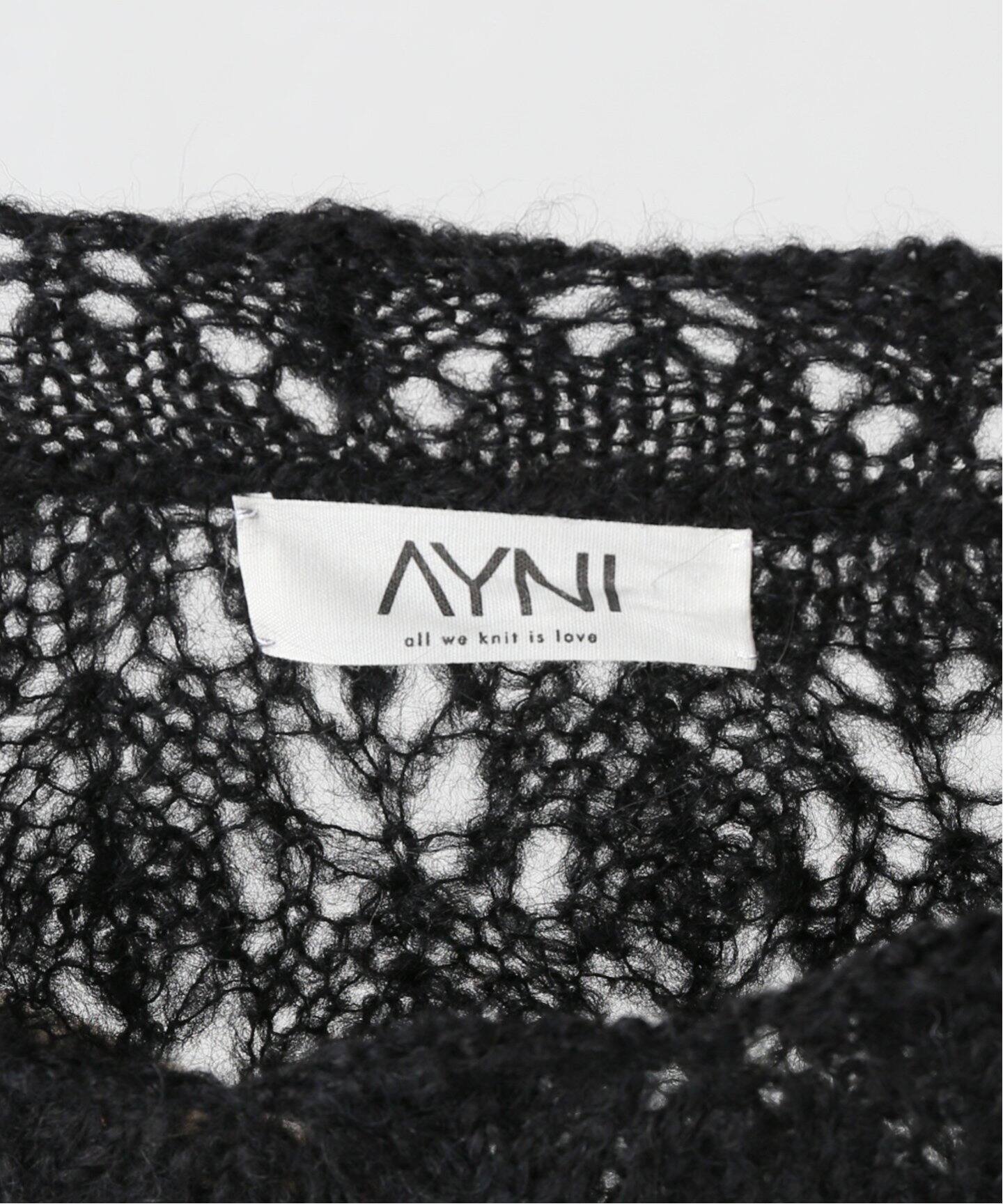 AYNI/アイニ】シアークロップドニット（ニット／セーター）｜EDIT.FOR  