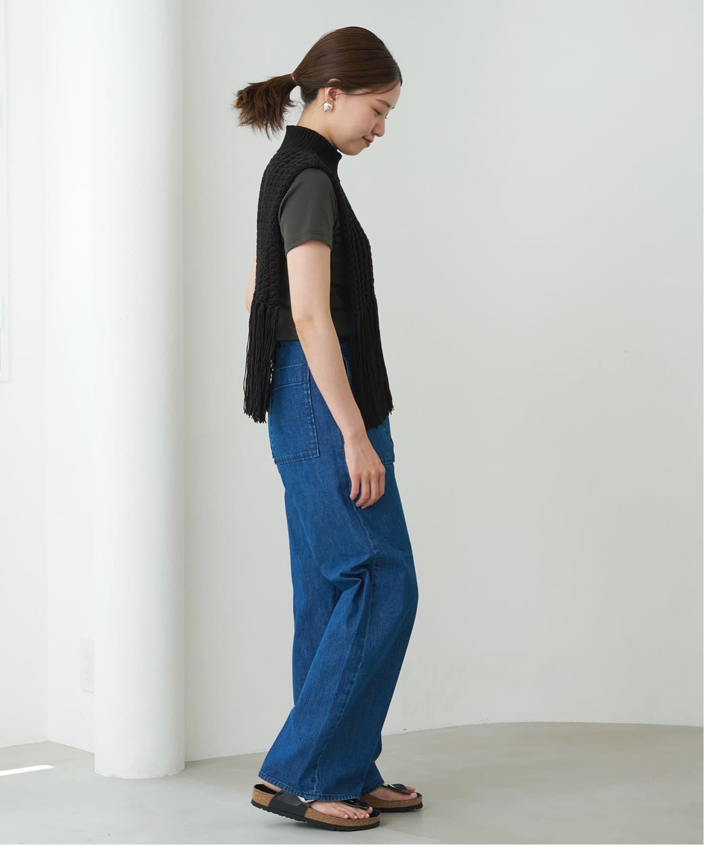 ブライトテープヤーンフリンジベスト（ベスト）｜IENA（イエナ）の通販