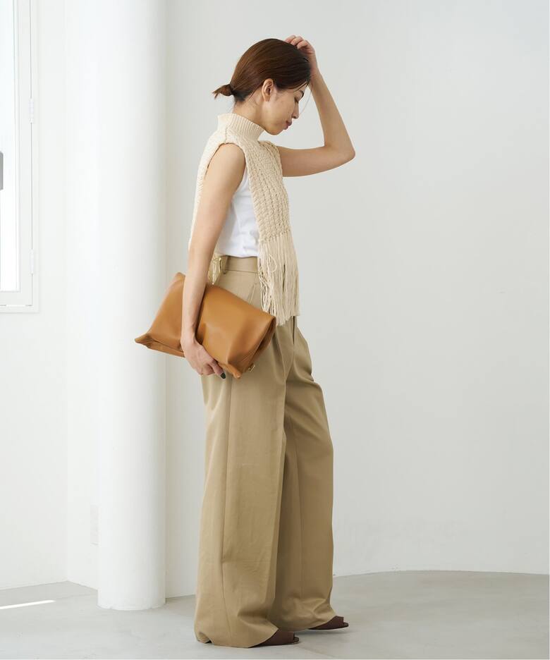 ブライトテープヤーンフリンジベスト（ベスト）｜IENA（イエナ）の通販 