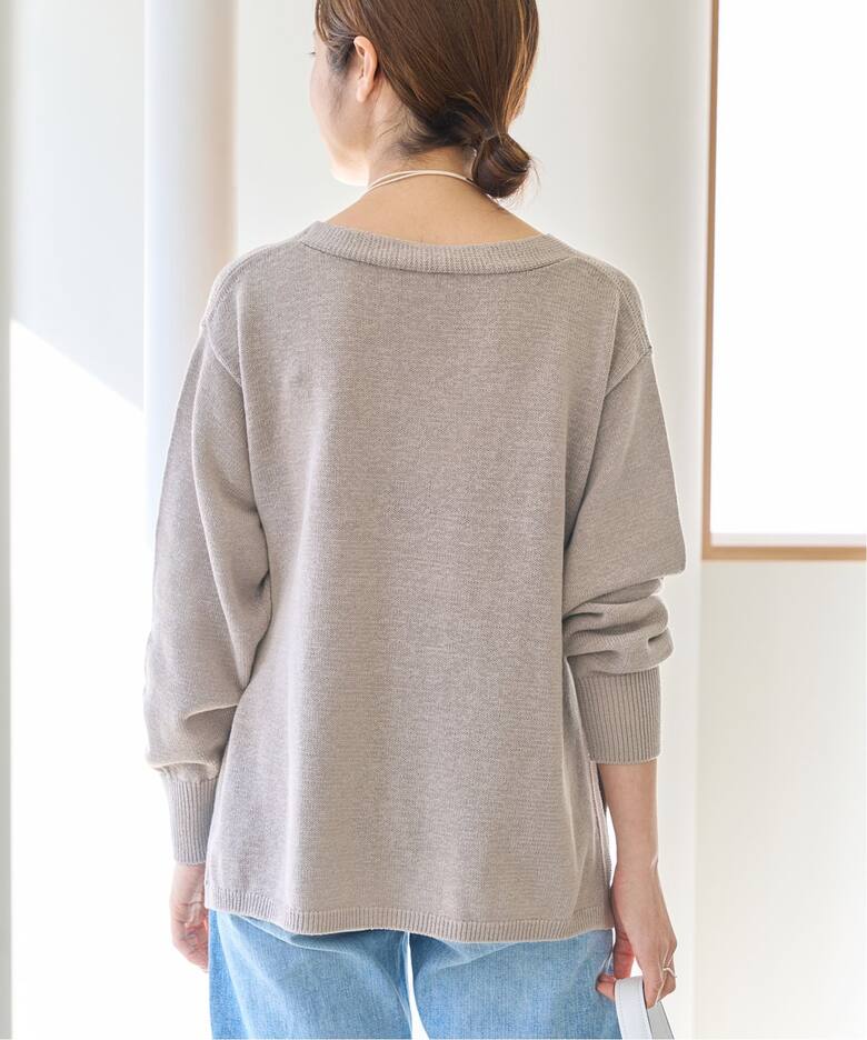 コットンナイロンテープヤーンカーディガン（カーディガン）｜IENA  