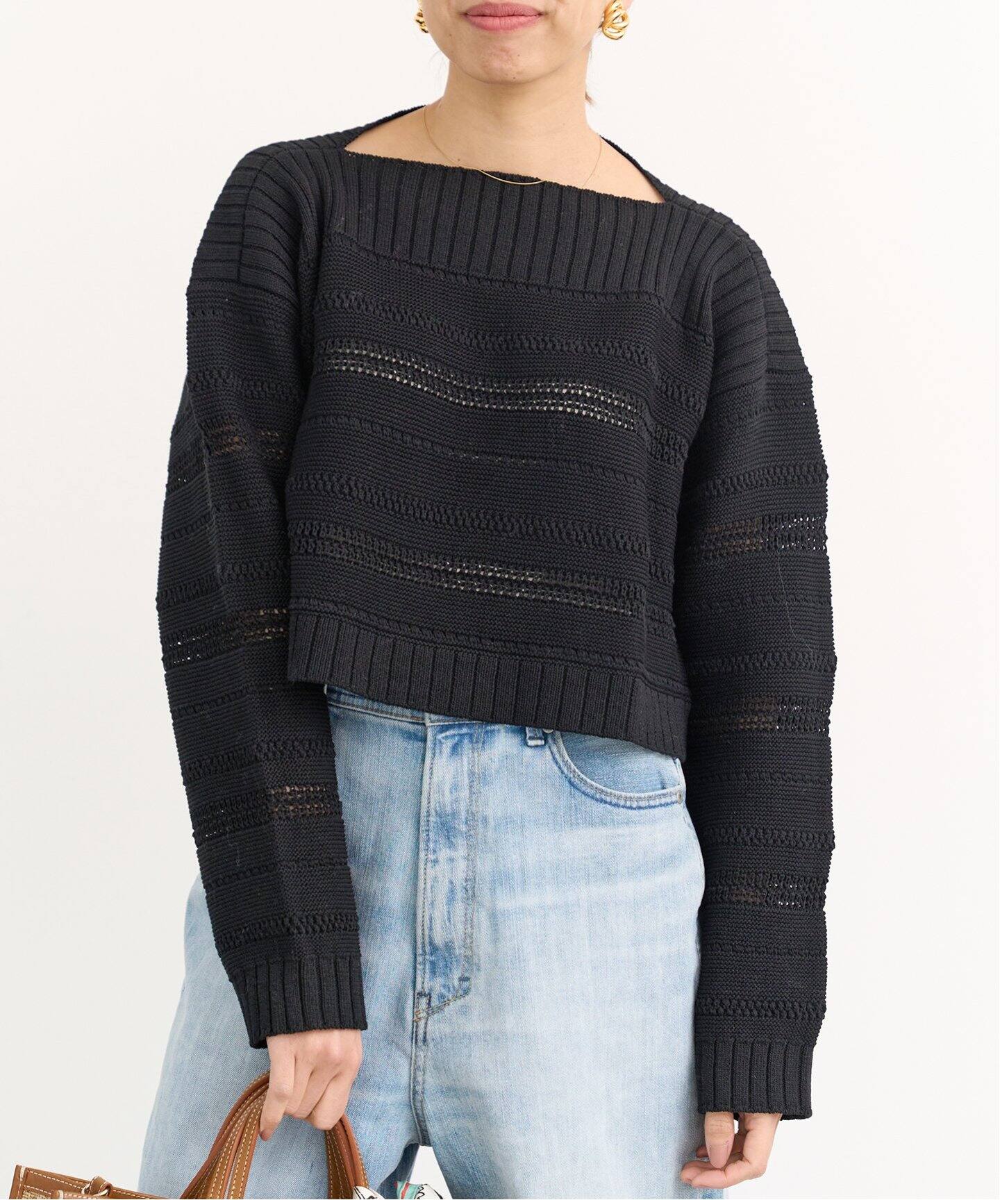 デザインボーダープルオーバー（ニット／セーター）｜IENA（イエナ）の  