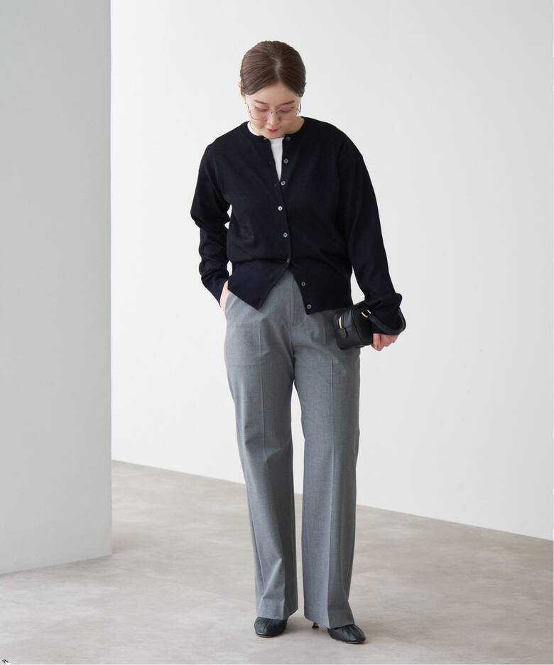 LEVITA ロングスリーブクルーカーディガン（カーディガン）｜IENA  